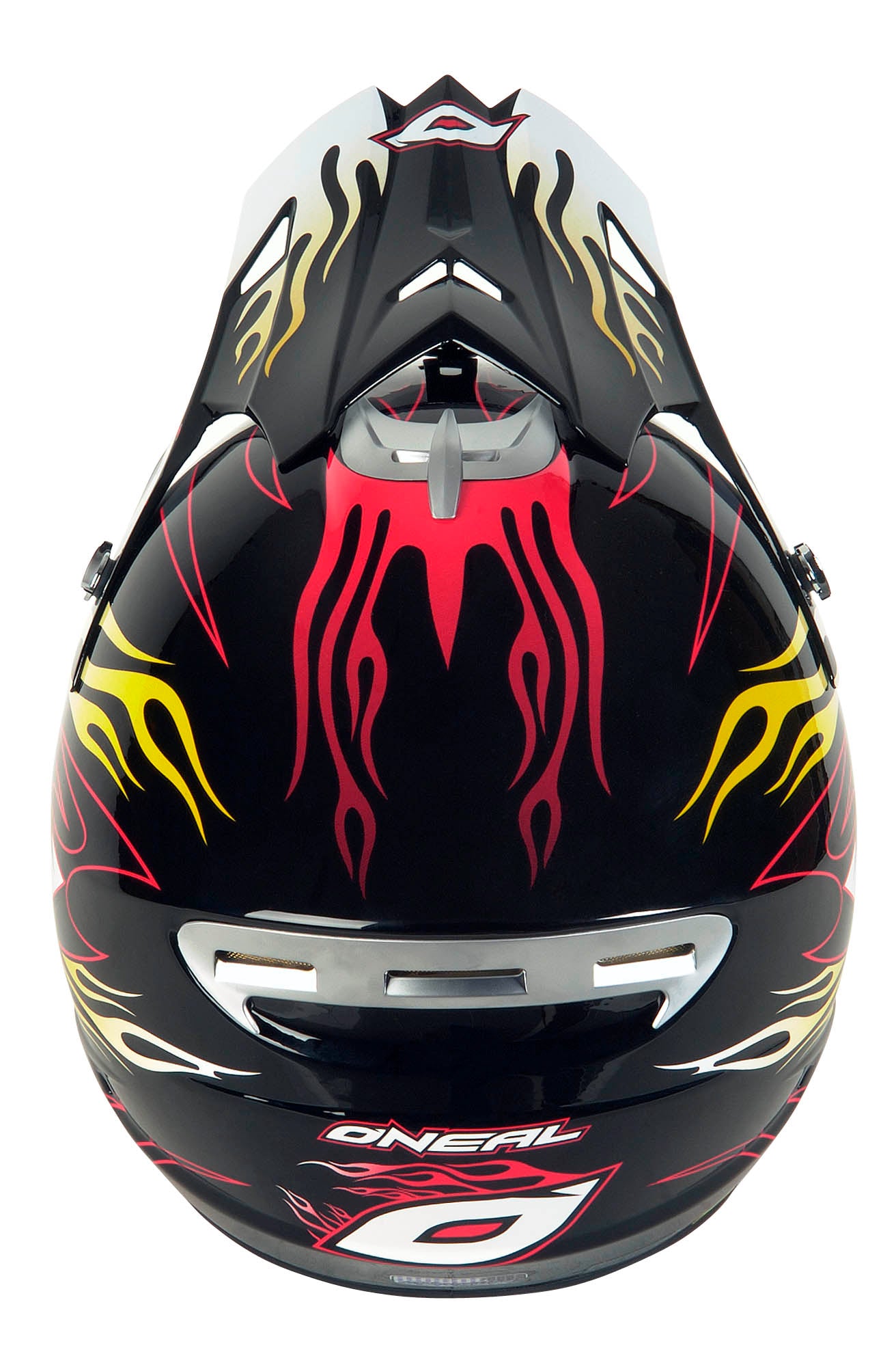 CAPACETE O NEAL EYES PRT/VERM/AMAR - M