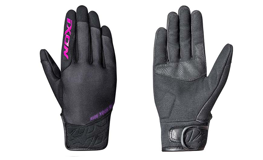 LUVAS IXON LADY RS SLICKER PRETO/ROSA 300 10 2 012-1073-XS -