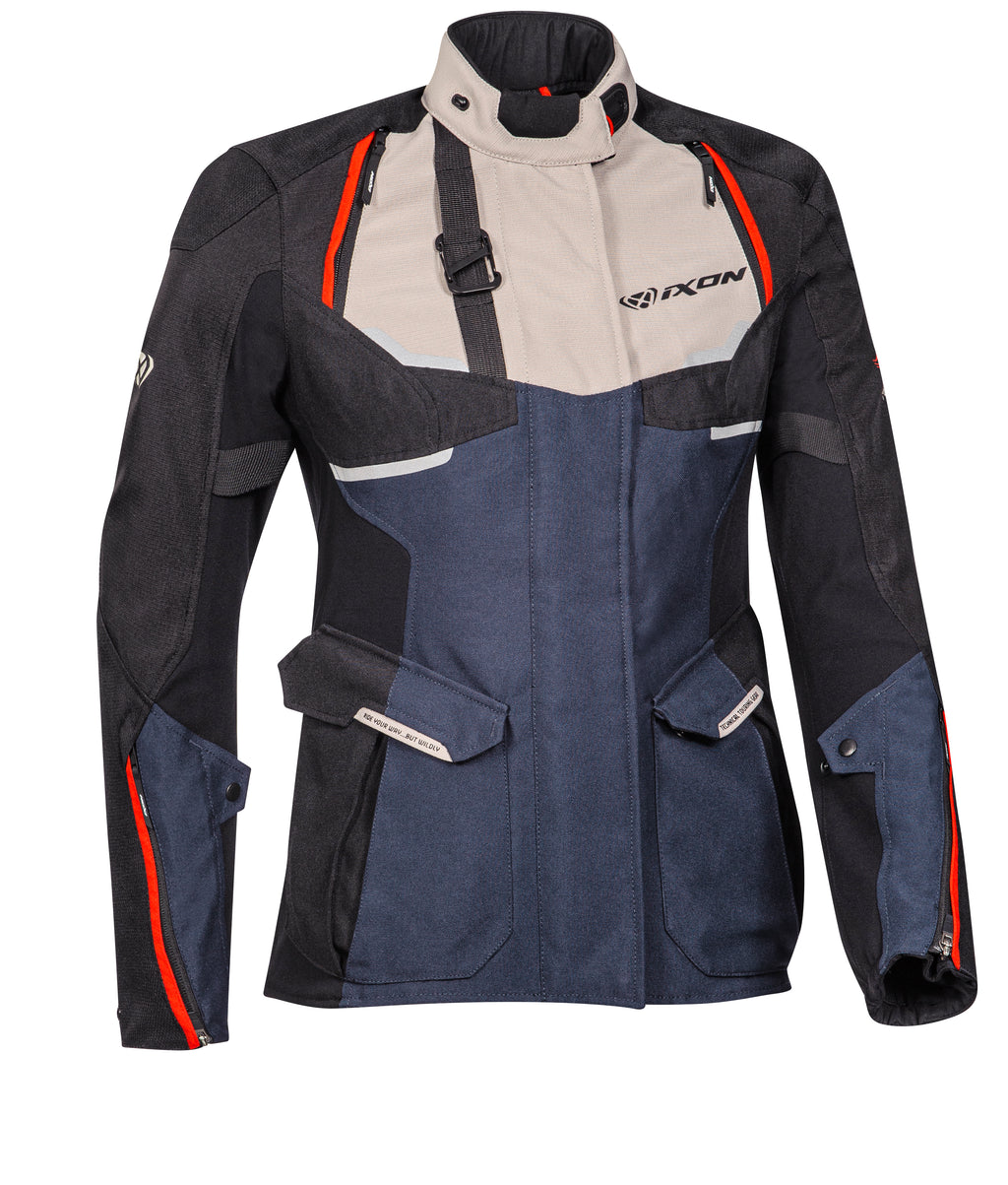 BLUSAO IXON LADY EDDAS GREGE/NAVY/PRT 105 10 2 037-6024 - M -