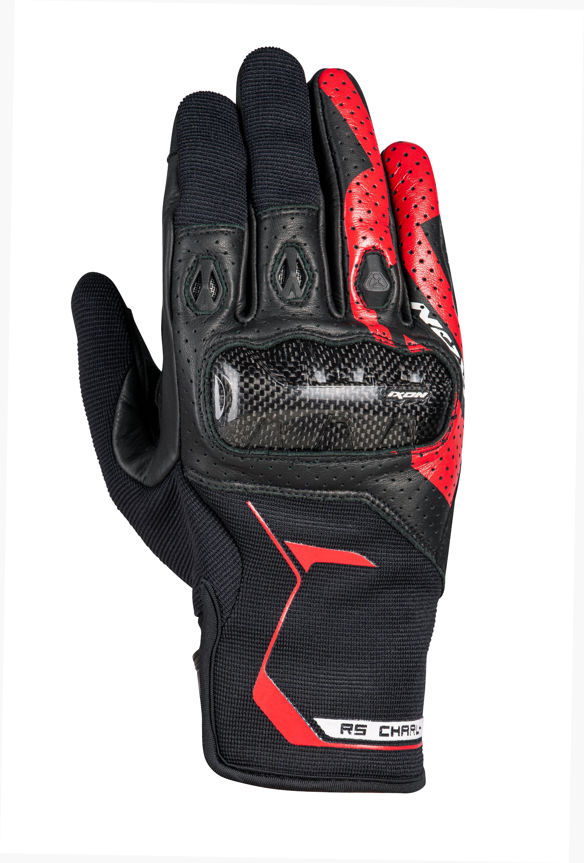 LUVAS IXON RS CHARLY PRETO/VERM 300 11 1 062-1058 - S -