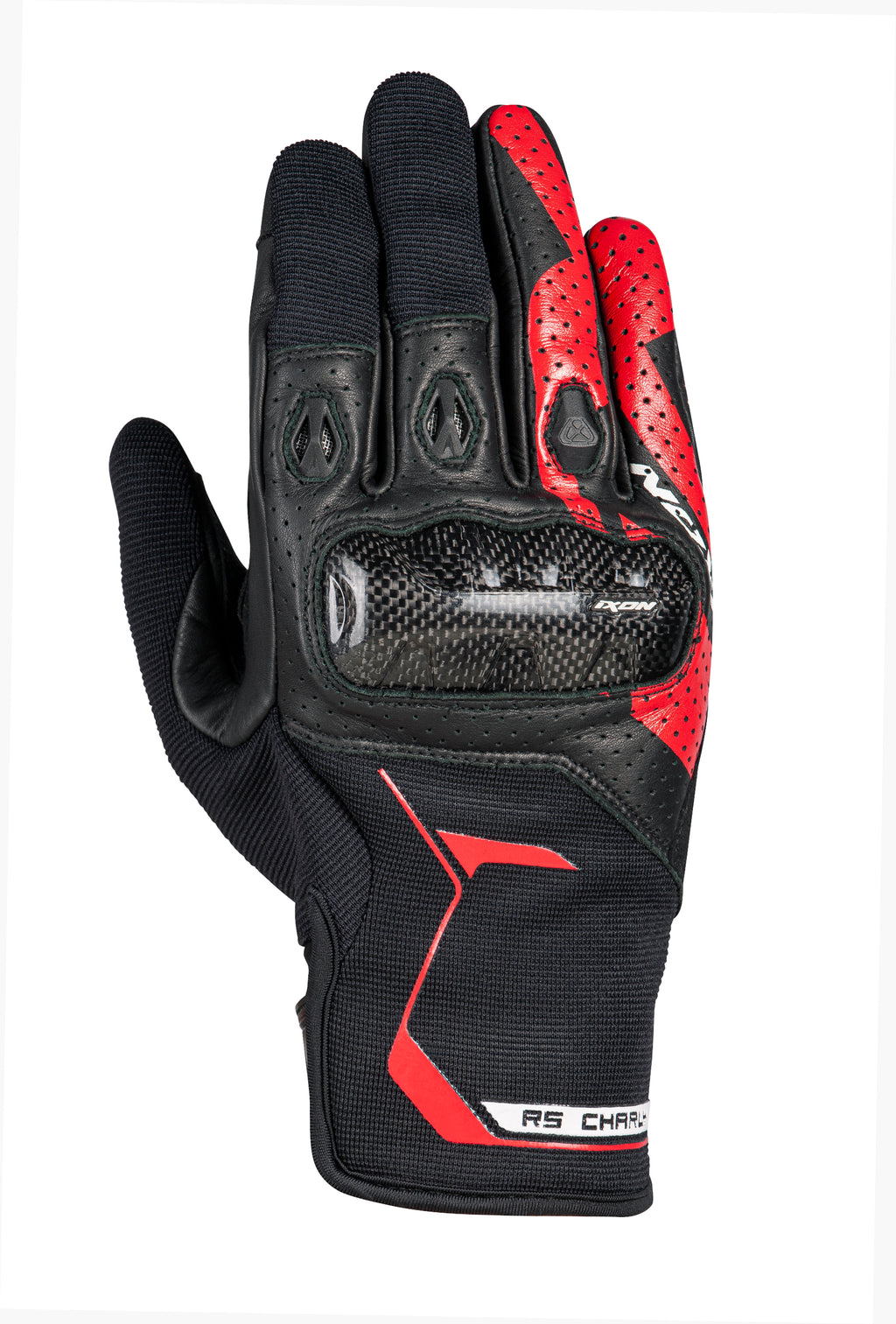 LUVAS IXON RS CHARLY PRETO/VERM 300 11 1 062-1058 - M -