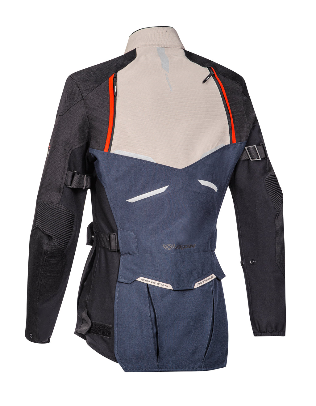 BLUSAO IXON LADY EDDAS GREGE/NAVY/PRT 105 10 2 037-6024 - XS -