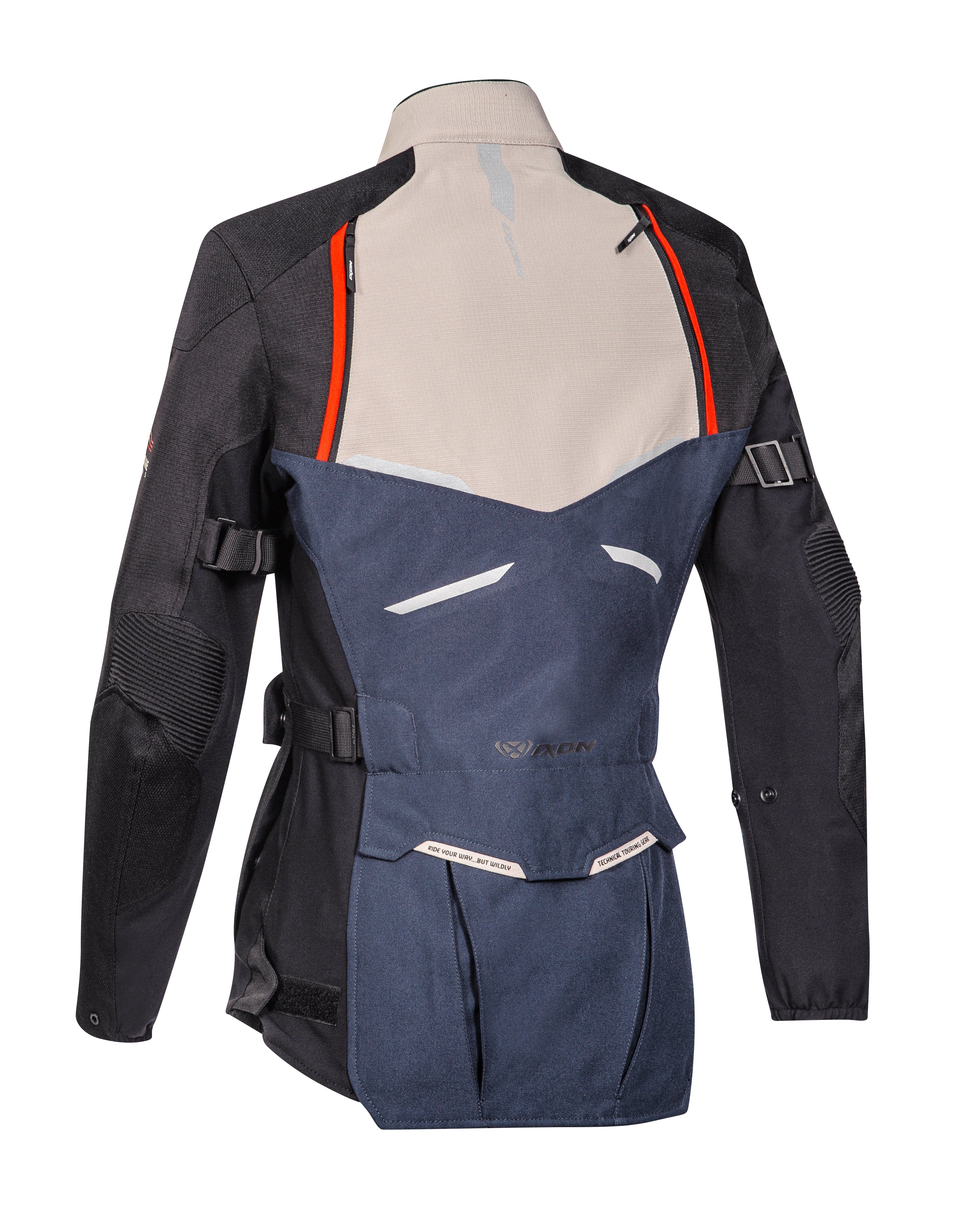 BLUSAO IXON LADY EDDAS GREGE/NAVY/PRT 105 10 2 037-6024 - XS -