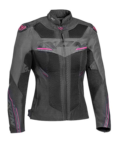BLUSAO IXON LADY DRACO PRETO/ANTRACITE/ROSA 100 10 2 046-1110 - XS *