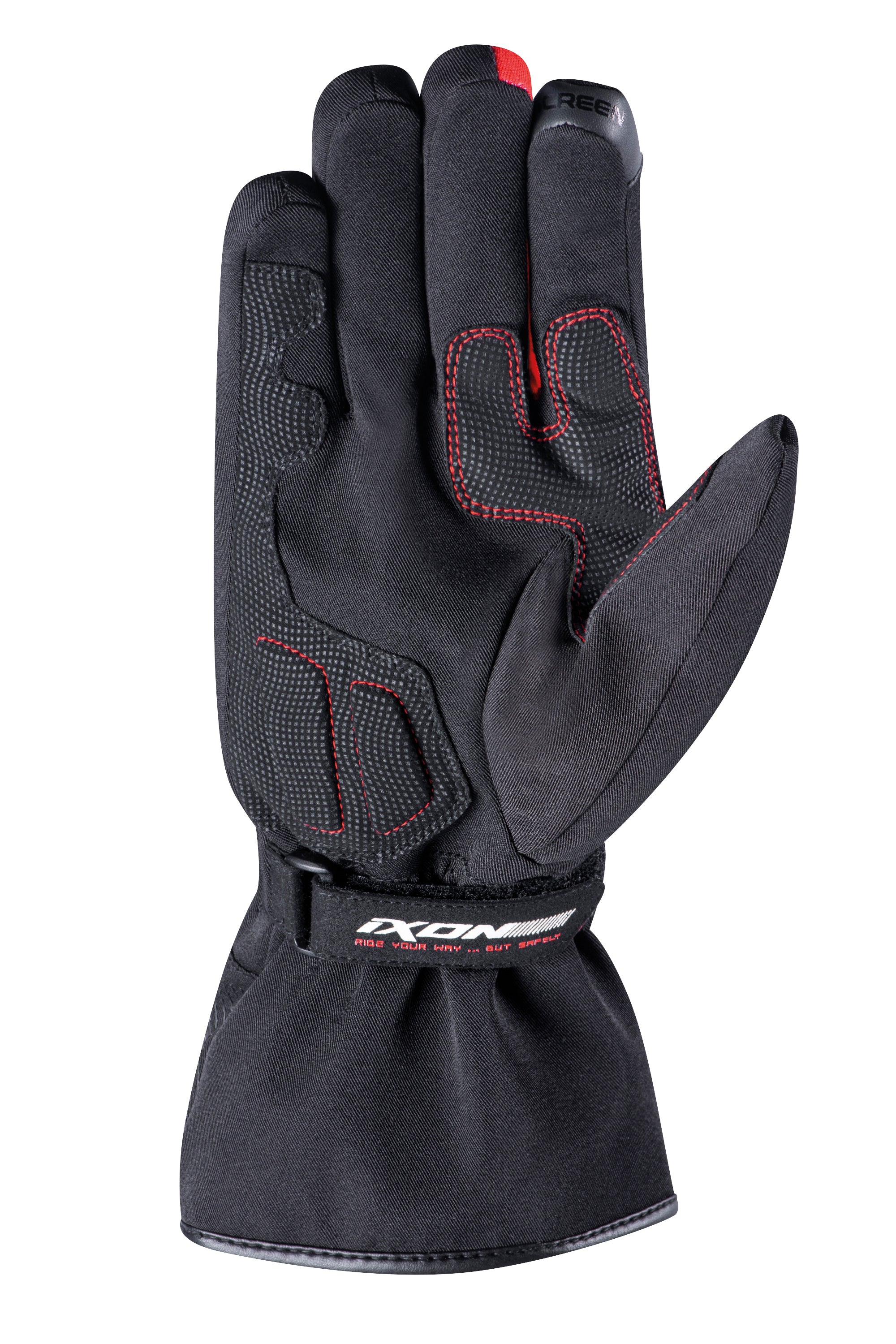 LUVAS IXON PRO GLOBE PRETO/VERMELHO 300 10 1 021-1058 - S -