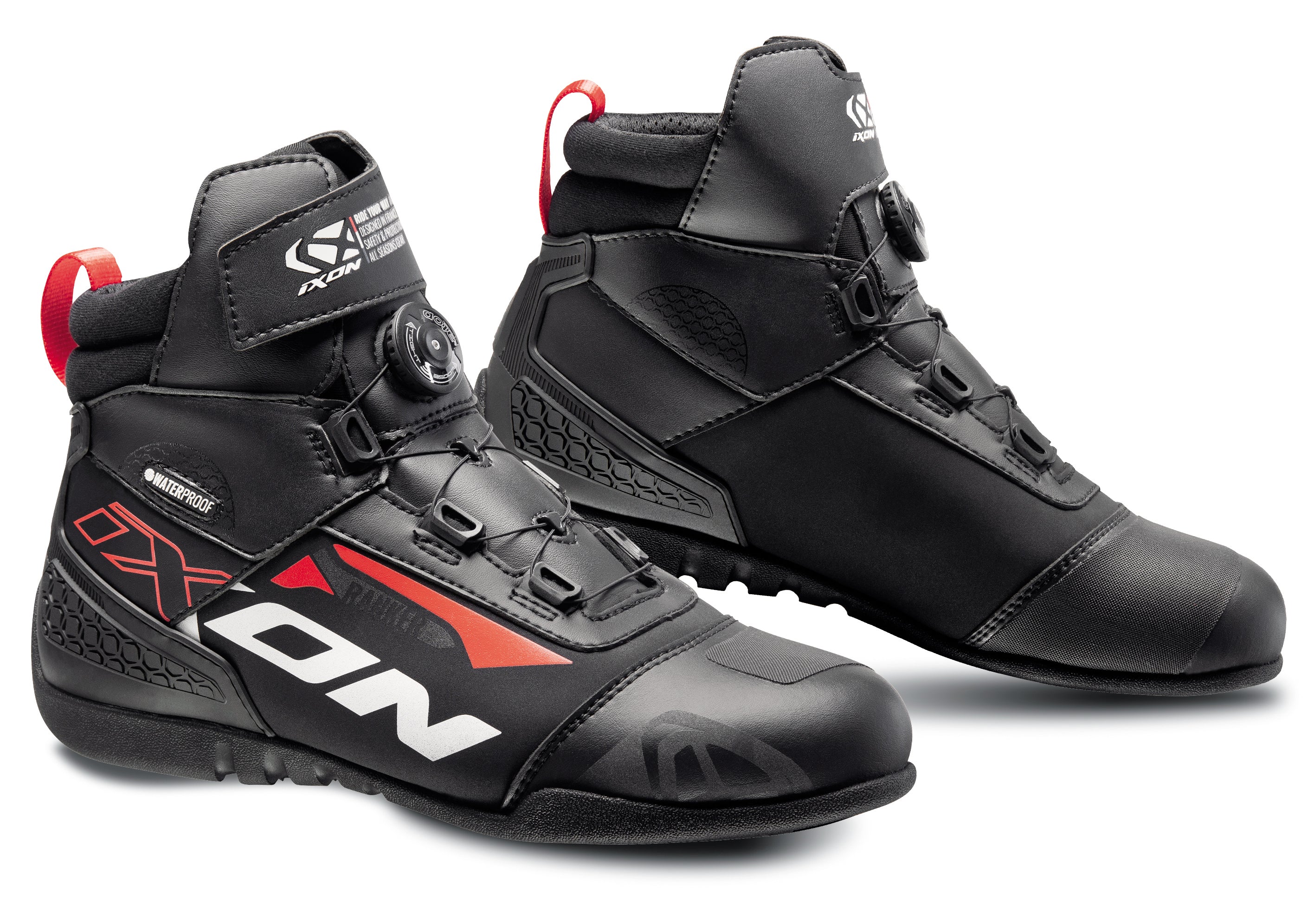 BOTAS IXON RANKER WP PRETO/BRANCO/VERMELHO 508 11 1 008-1027 - 41 -