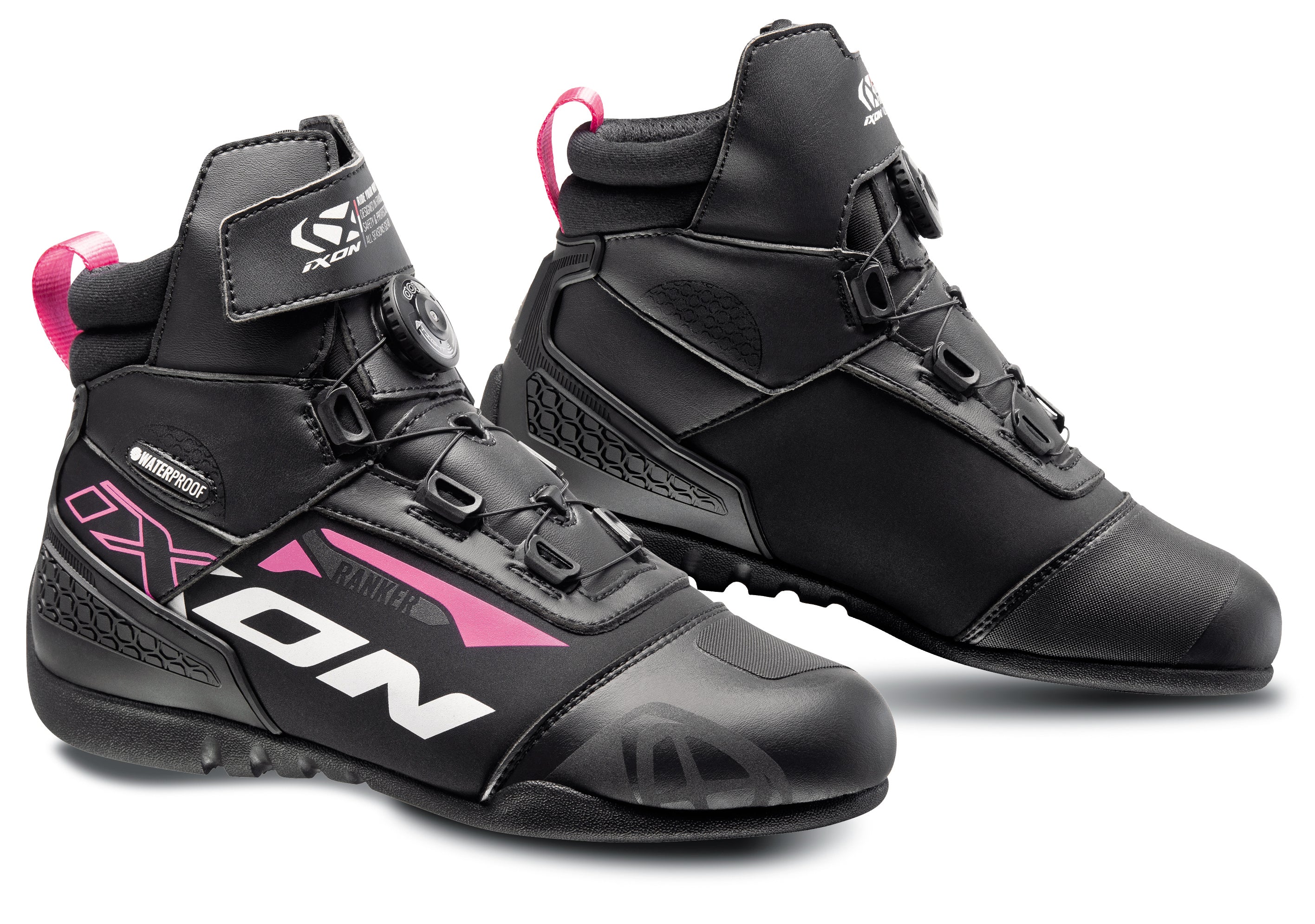 BOTAS IXON LADY RANKER WP PRETO/BRANCO/FUSCIA 508 11 2 005-1019 - 37