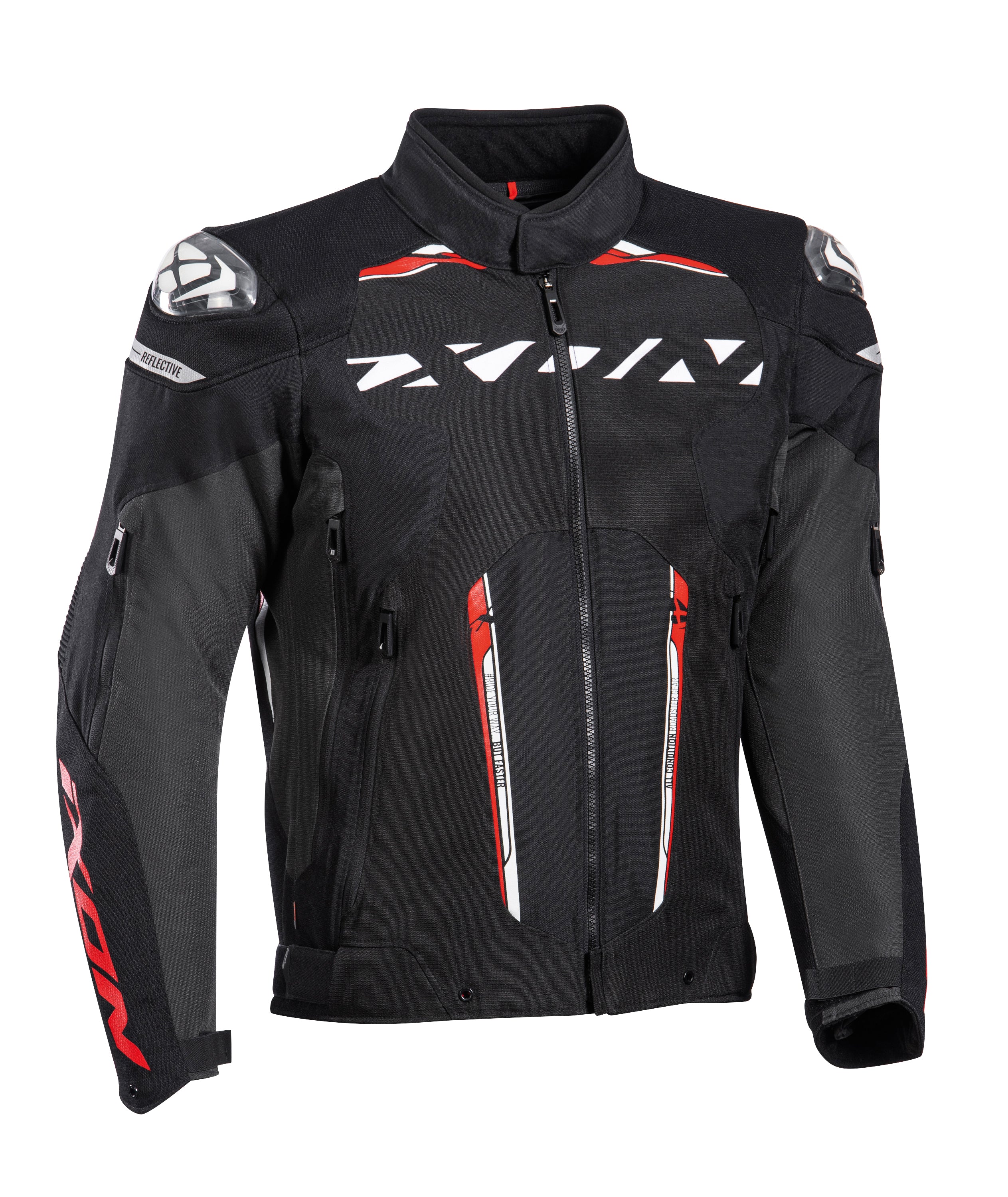 BLUSAO IXON BLASTER PRETO/BRANCO/VERMELHO 100 10 1 124-1027 - M -