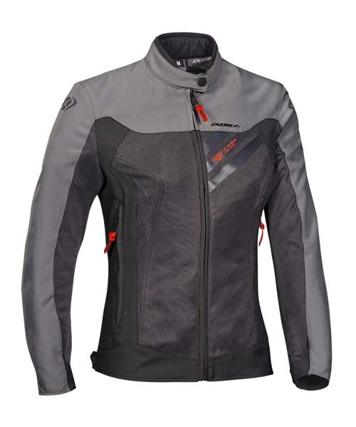 BLUSAO IXON LADY ORION ANTRACITE/CINZA/VERMELHO 100 10 2 044-4050 - XS -