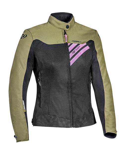 BLUSAO IXON LADY ORION PRETO/KAKI/ROSA 100 10 2 044-1109- M -