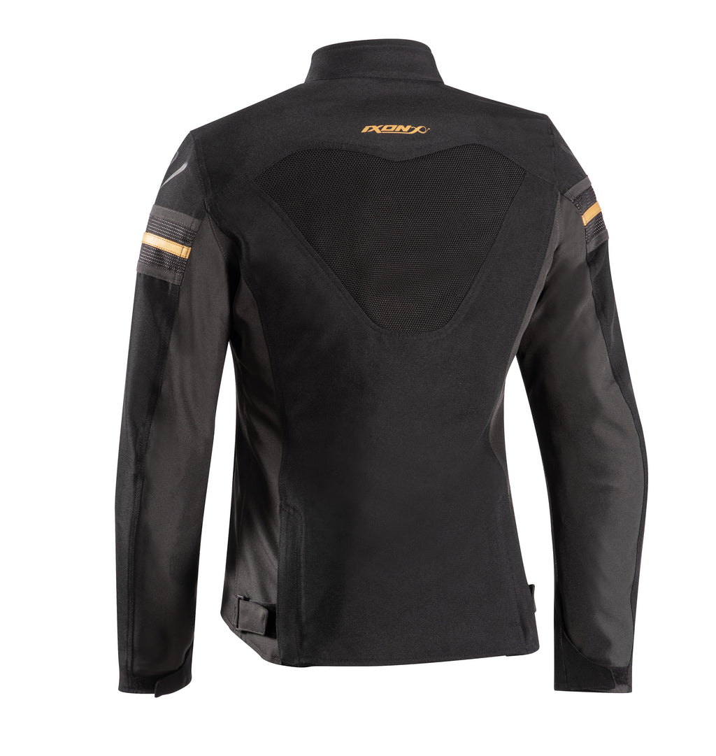 BLUSAO IXON LADY ILANA EVO PRETO/ANTRACITE/DOURADO 100 10 2 058-1136-XS