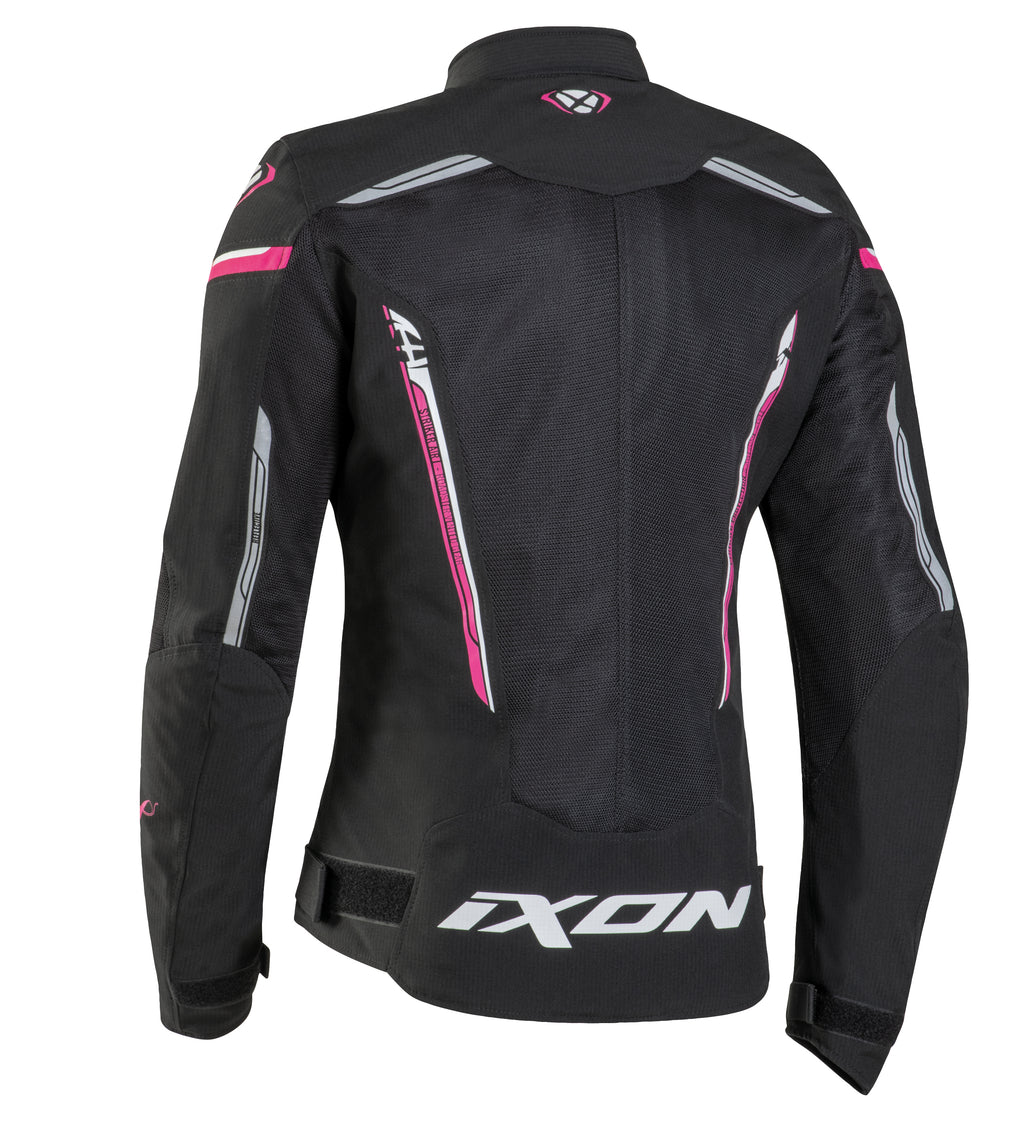 BLUSAO IXON LADY STRIKER AIR PRETO/BRANCO/FUCHSIA 100 10 2 060-1019 S -