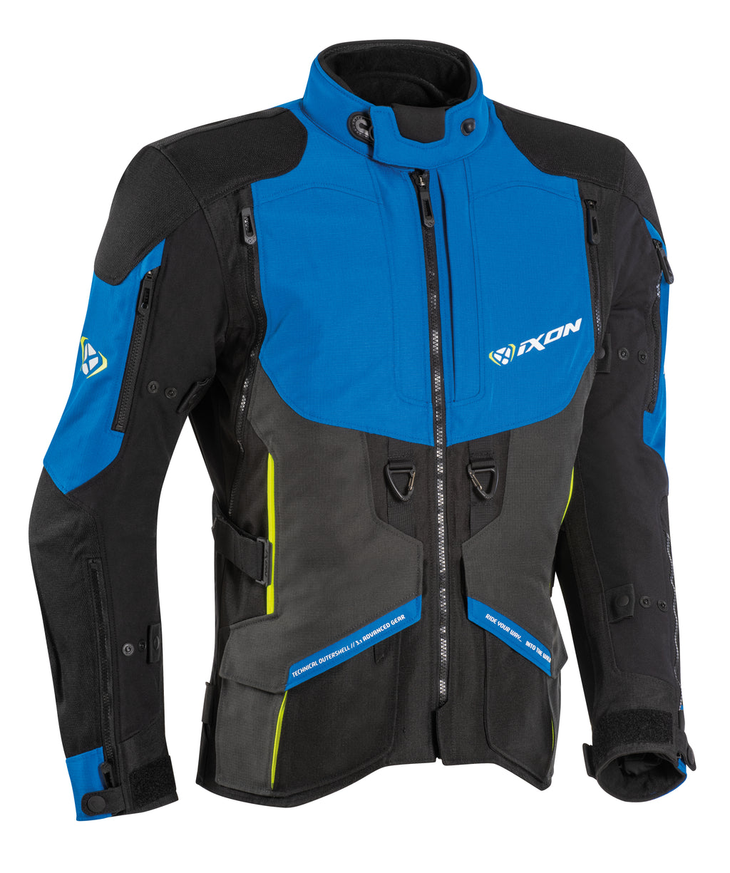 BLUSAO IXON RAGNAR PRETO/ANTRACITE/AZUL 105 10 1 069-1133 - XL -