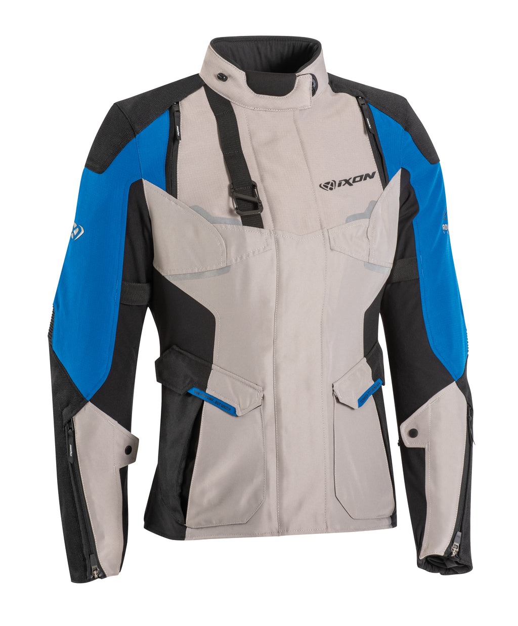BLUSAO IXON LADY EDDAS GREGE/AZUL/PRT 105 10 2 037-6027 - L -