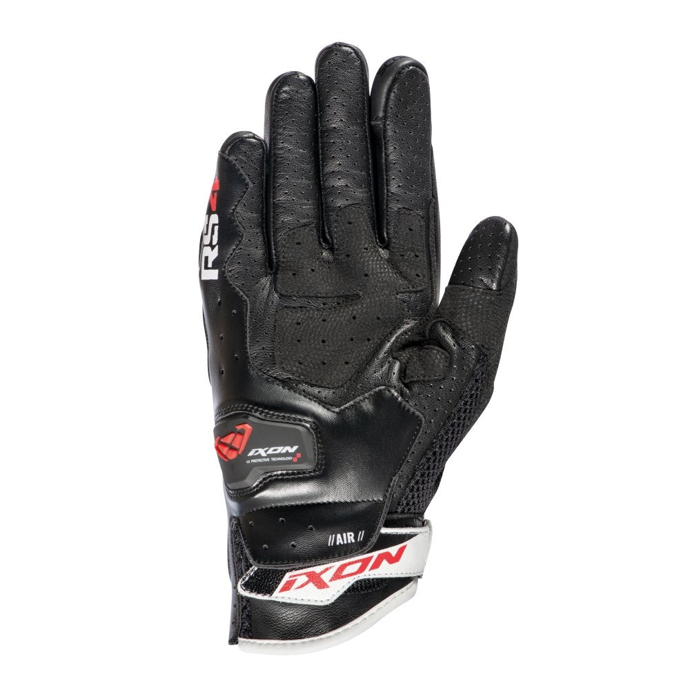 LUVAS IXON RS4 AIR PRETO/VERMELHO/BRANCO 300 21 1 065-1059 - M -
