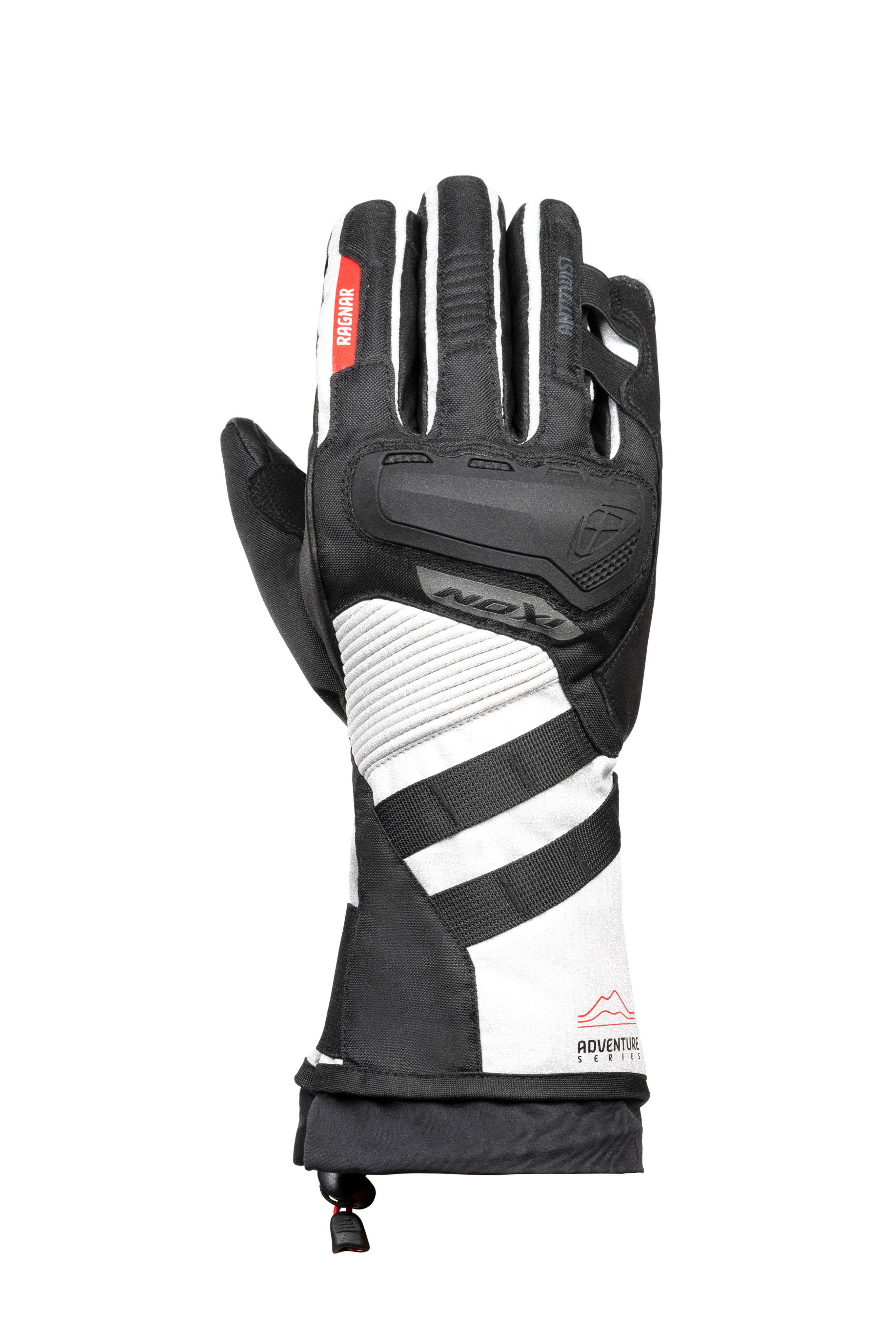 LUVAS IXON PRO RAGNAR PRETO/CINZA/VERMELHO 300 11 1 069-1047 - M