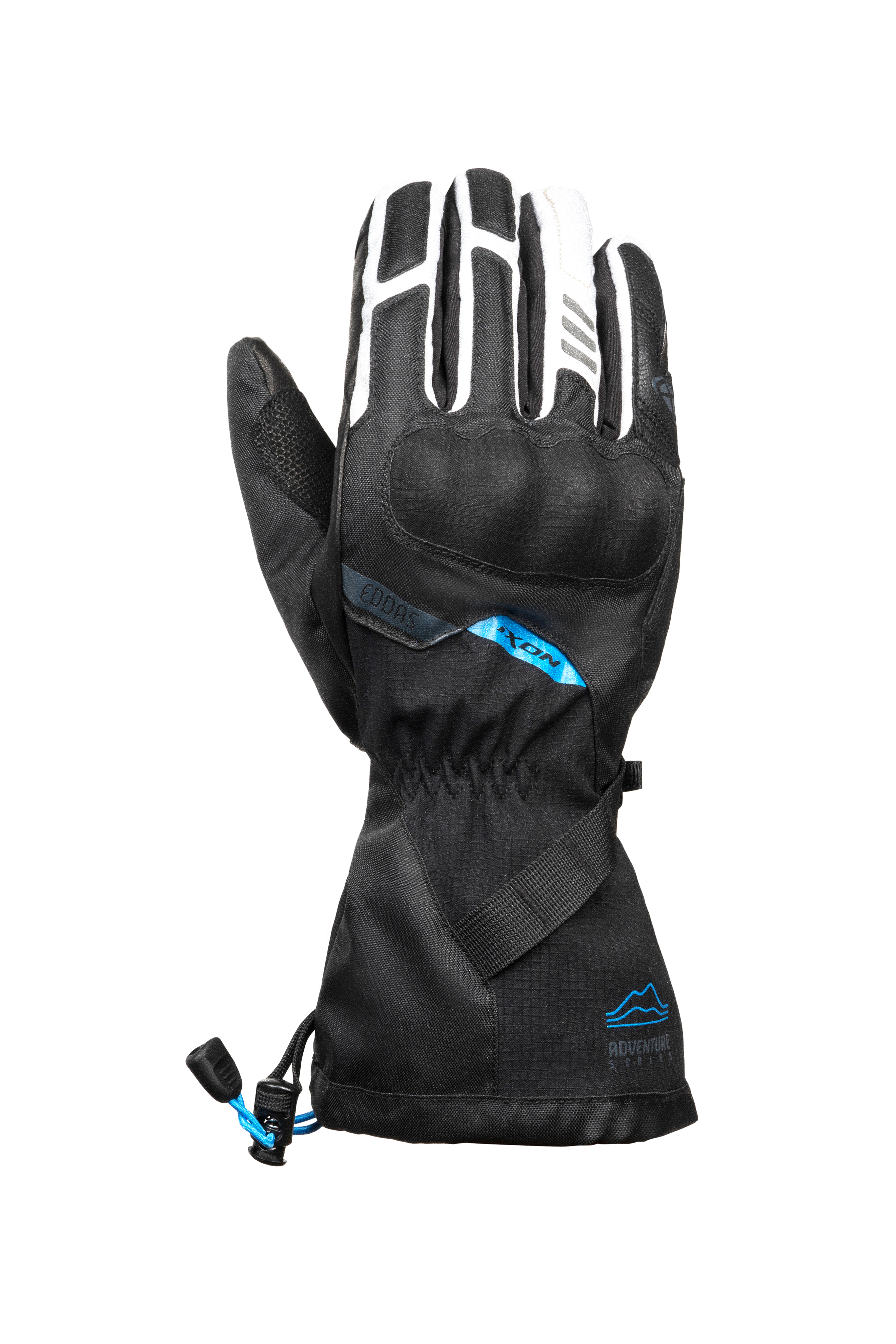 LUVAS IXON PRO EDDAS PRETO/CINZA/AZUL 300 11 1 074-1044 - M