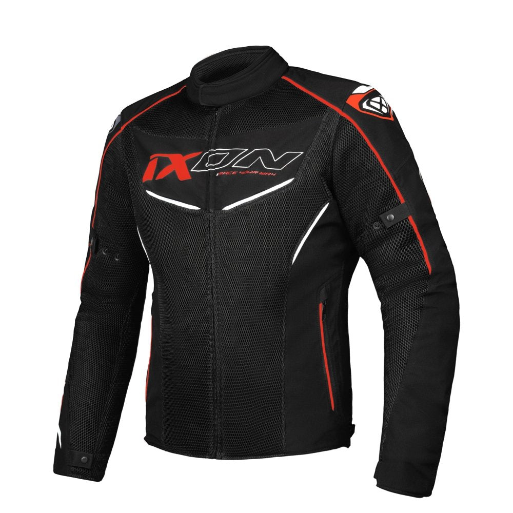 BLUSAO IXON FLICKER PRETO/BRANCO/VERMELHO 100 10 1 158-1027 - XL