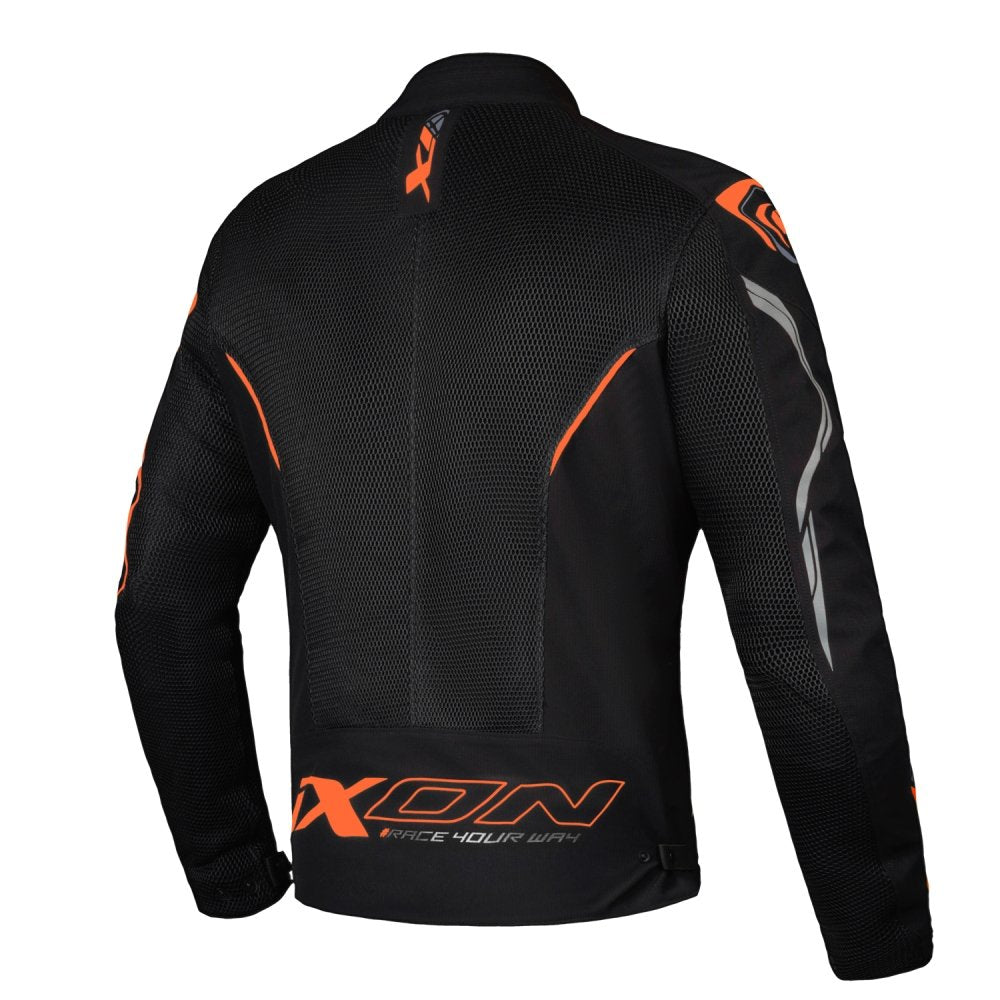 BLUSAO IXON FLICKER PRETO/LARANJA 100 10 1 158-1055 - M -