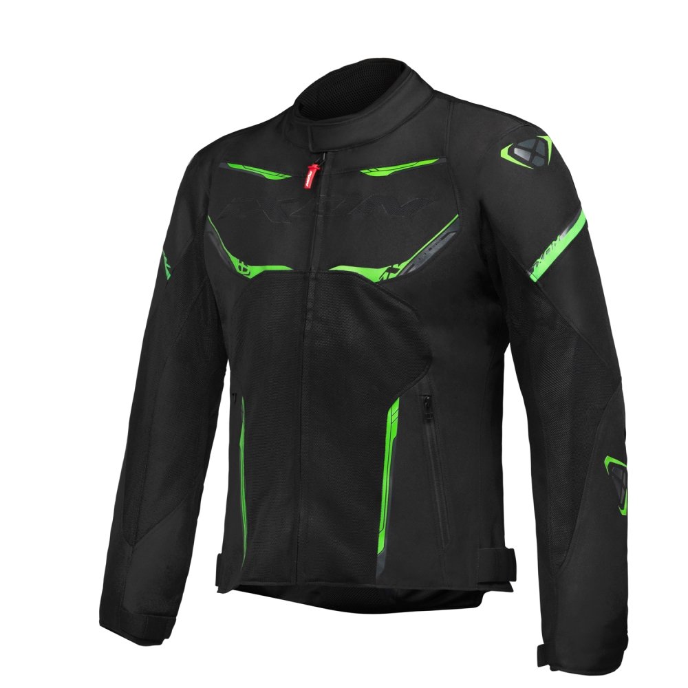 BLUSAO IXON STRIKER AIR PRETO/ANTRACITE/VERDE 100 10 1 141-1130 - M -