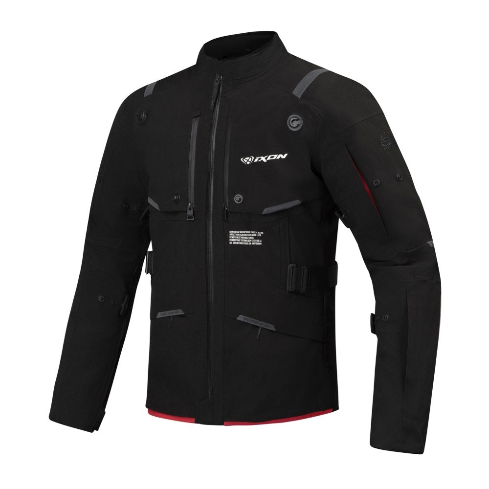BLUSAO IXON M-SKEID PRETO/NEON VERMELHO 105 10 1 084-1117 - M