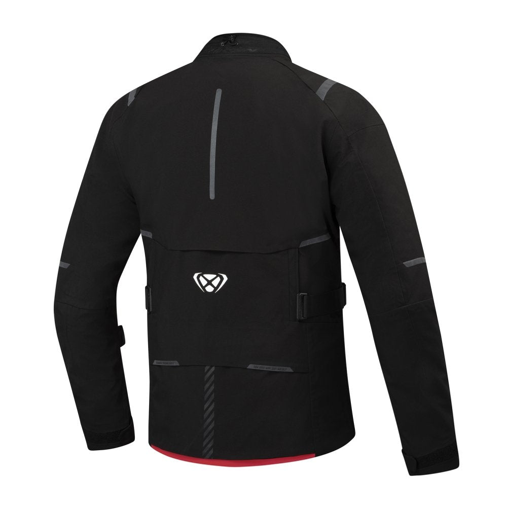 BLUSAO IXON M-SKEID PRETO/NEON VERMELHO 105 10 1 084-1117 - M