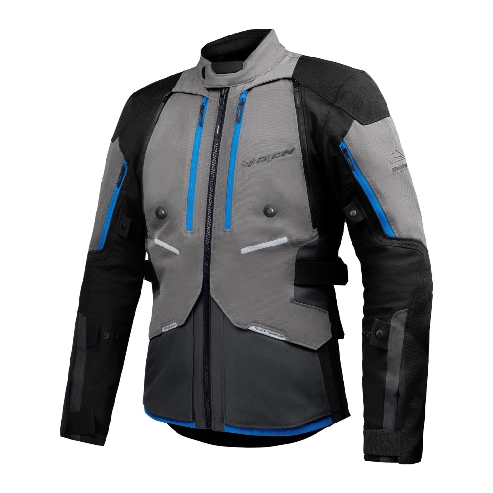 BLUSAO IXON VIDAR CINZA/PRETO/AZUL 105 10 1 085-4034 - XL -