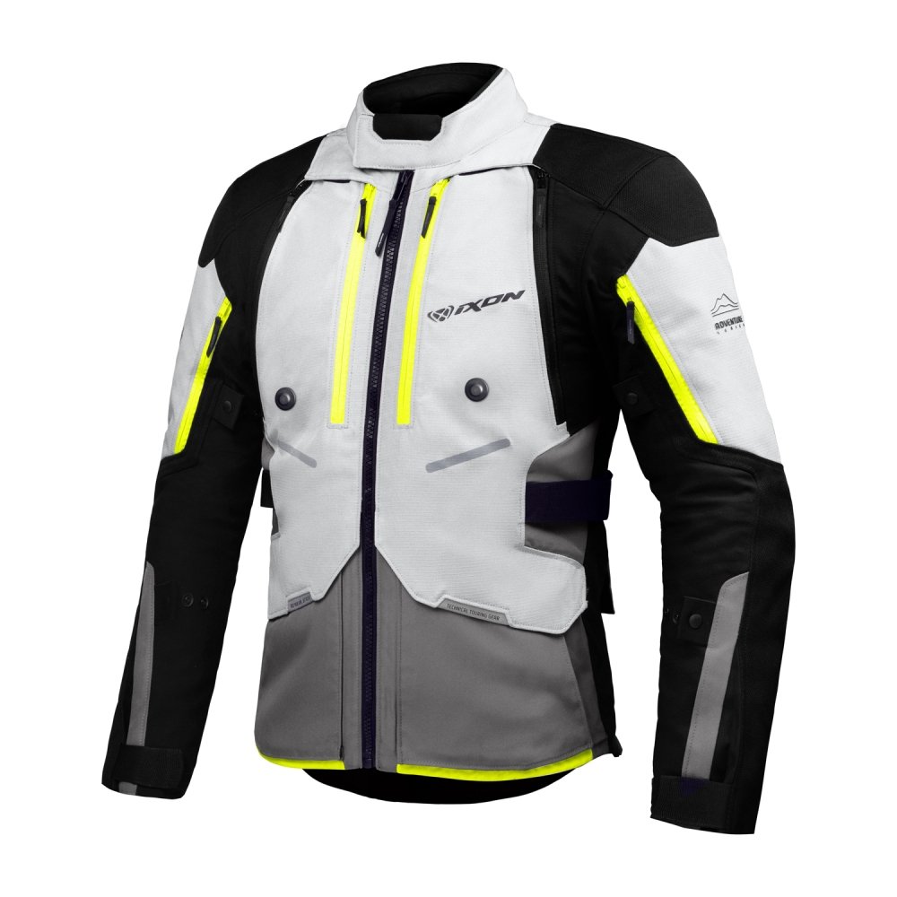 BLUSAO IXON VIDAR CINZA/PRETO/NEON 105 10 1 085-4037 - L -