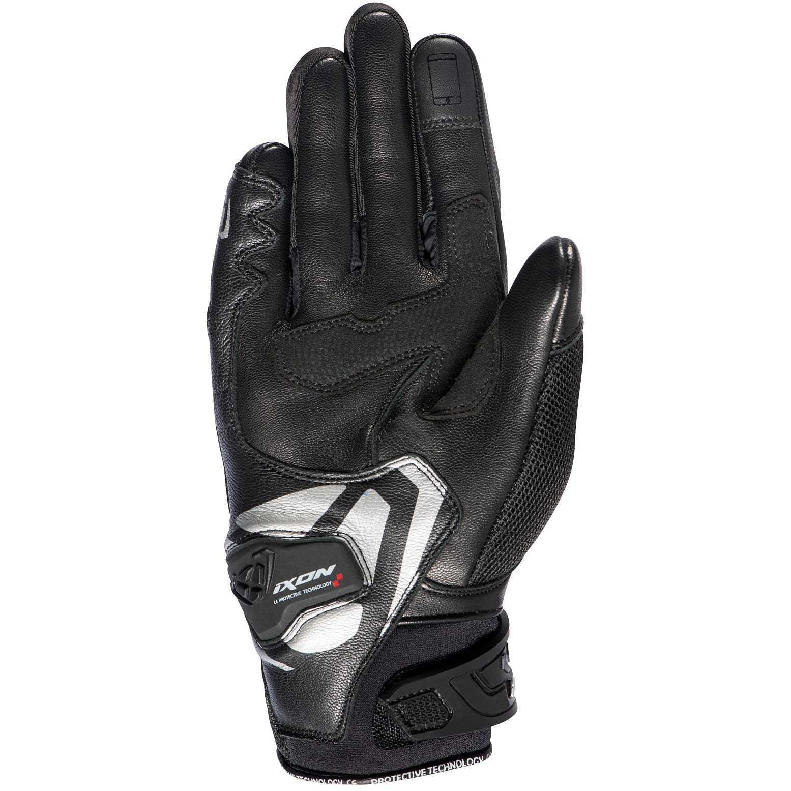 LUVAS IXON LADY RS RISE AIR PRETO/PRATA 300 11 2 015-1012-S -