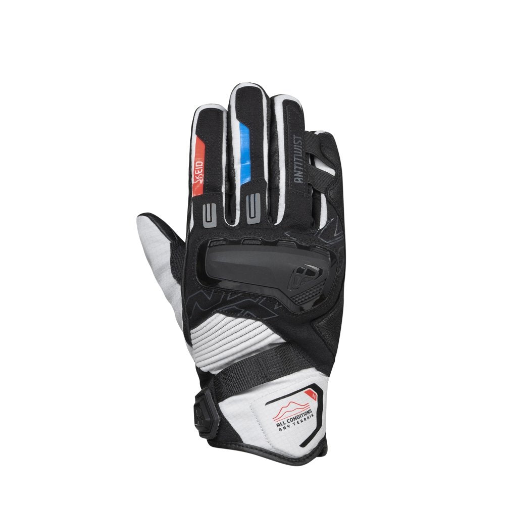 LUVAS IXON MS SKEID PRETO/CINZA/VERMELHO 300 11 1 080 - 1047 - XL