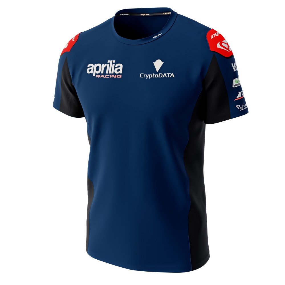 M-T-SHIRT IXON TS1 RNF 23 AZUL/PRETO/VERMELHO - 104 10 1 082-3038 - M