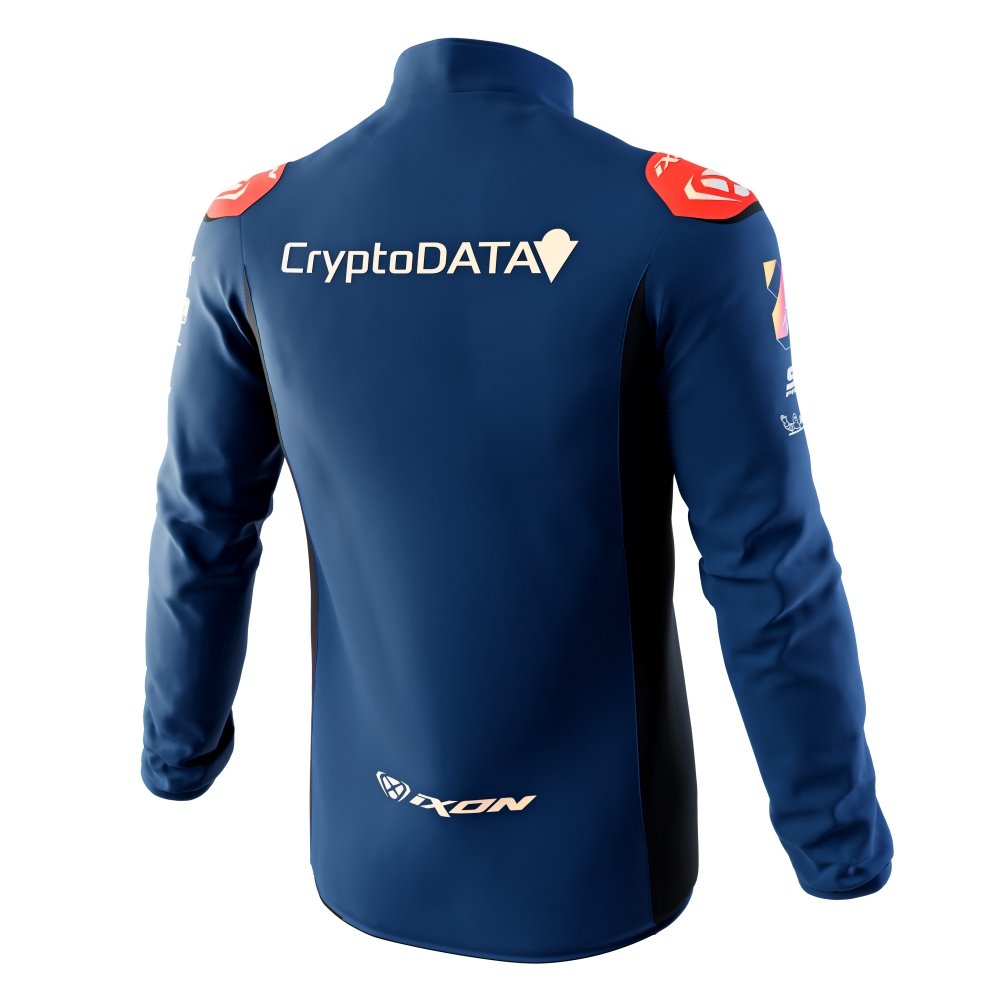 M-SWEAT IXON SW1 RNF 23 AZUL/PRETO/VERMELHO - 103 10 1 039-3038 - M