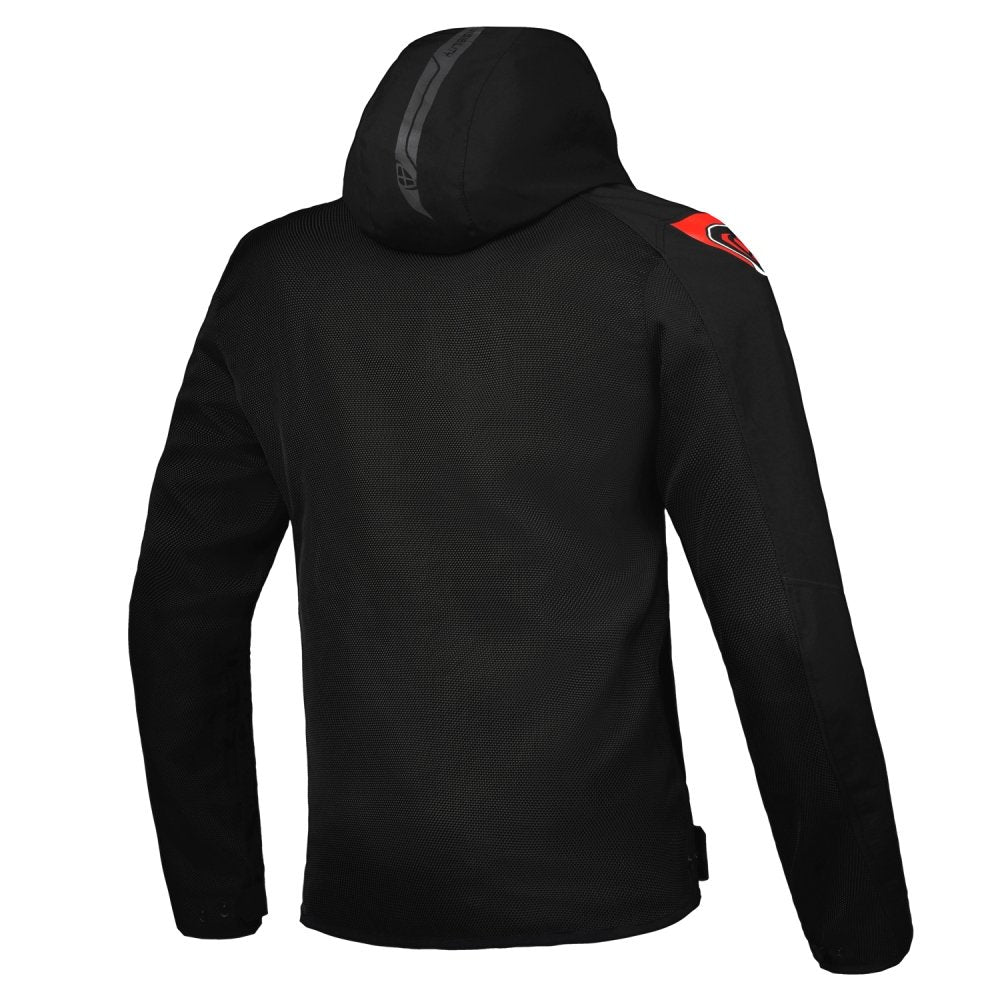 BLUSAO IXON FIERCE PRETO/BRANCO/VERMELHO 100 10 1 159-1027 - 4XL