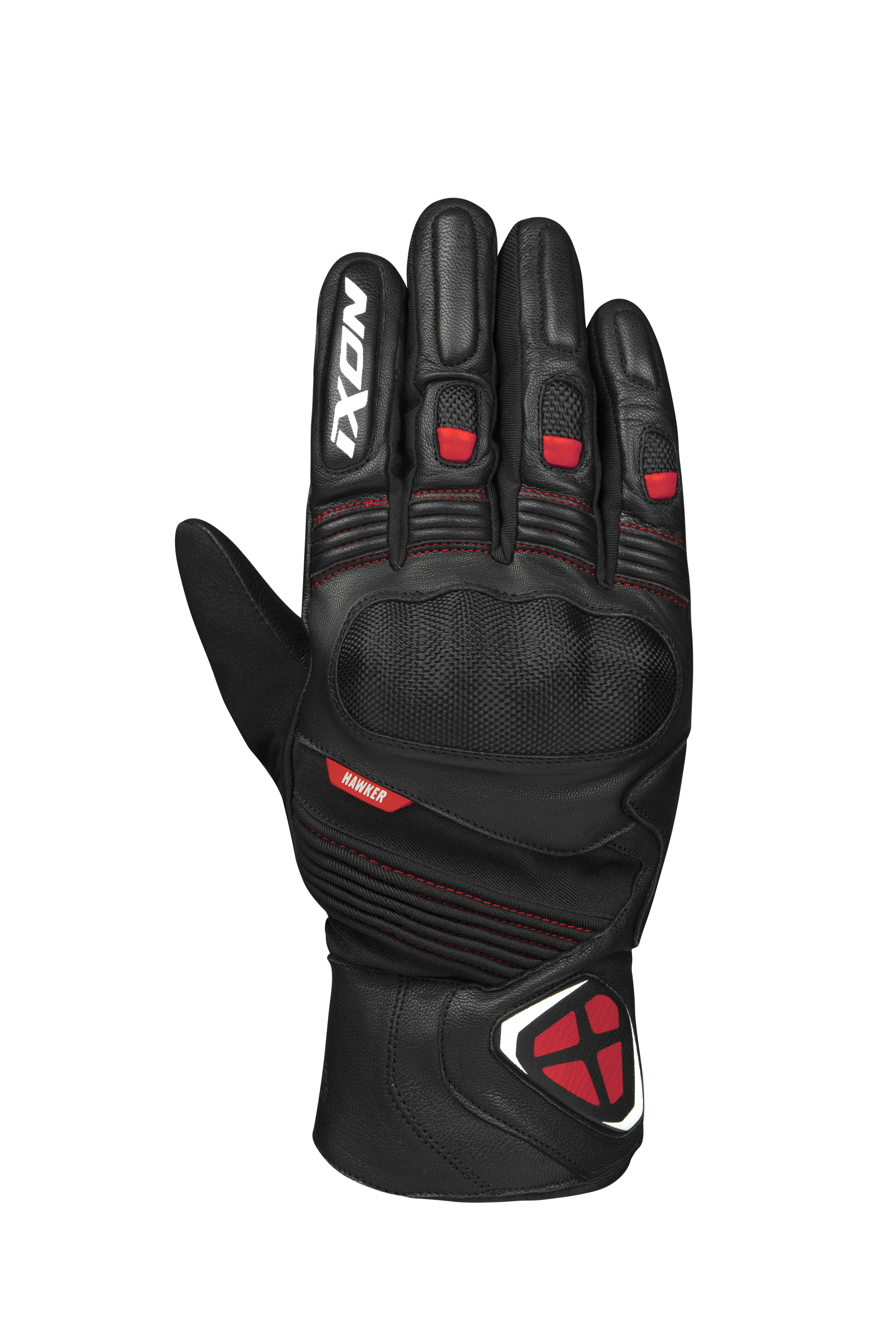 LUVAS IXON PRO HAWKER PRETO/VERMELHO 300 21 1 072-1058 - M *