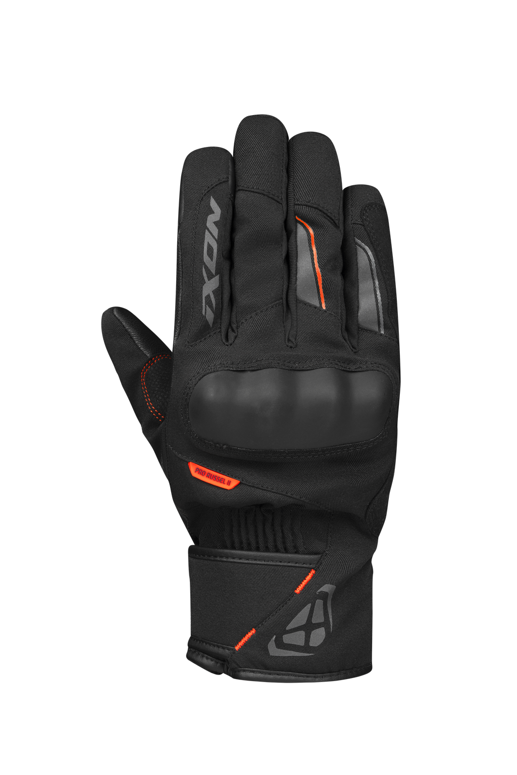 LUVAS IXON PRO RUSSEL 2 PRETO/CINZA/LARANJA 300 11 1 081-1046 - M *