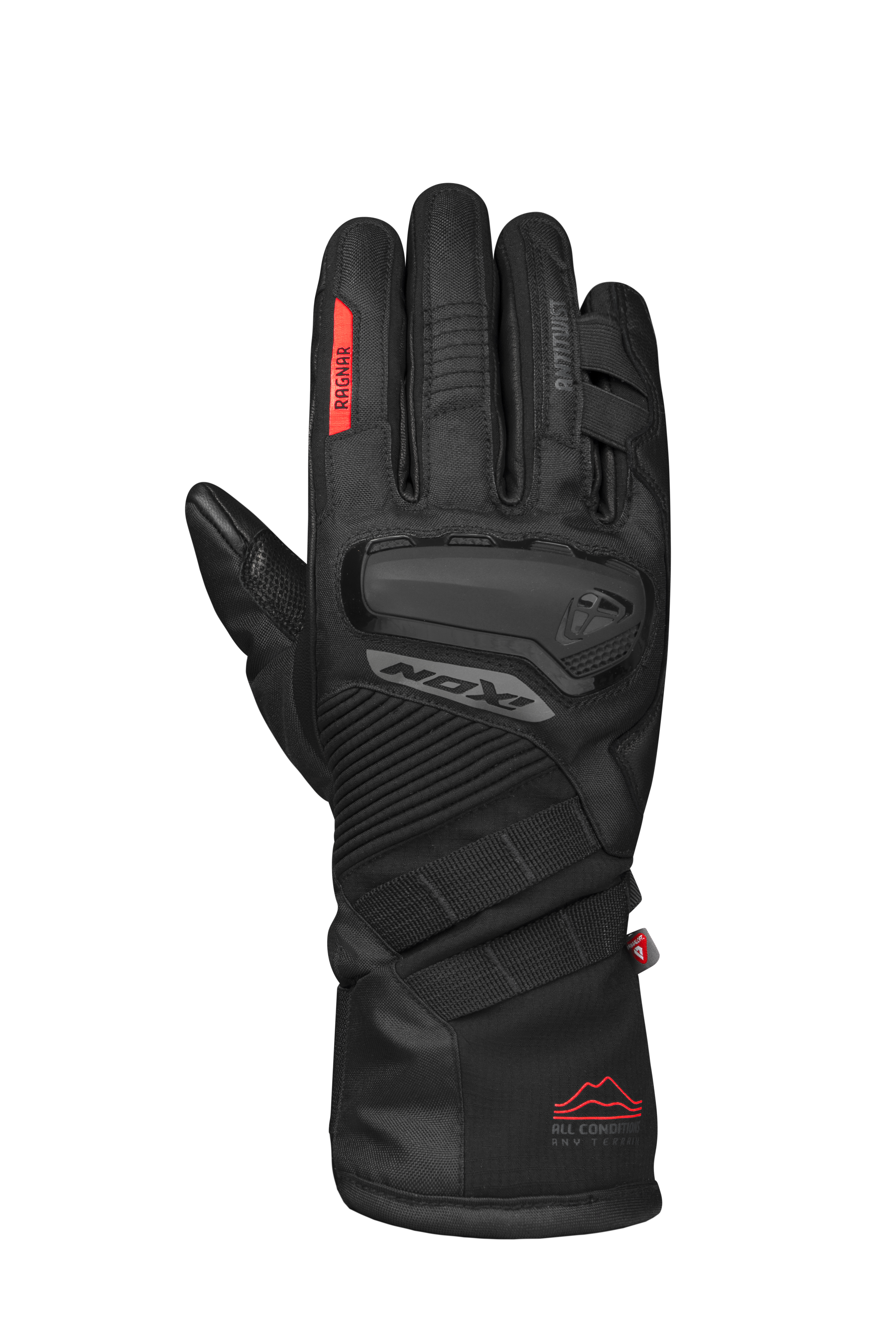 LUVAS IXON PRO RAGNAR PRETO/VERMELHO 300 11 1 069-1117 - M