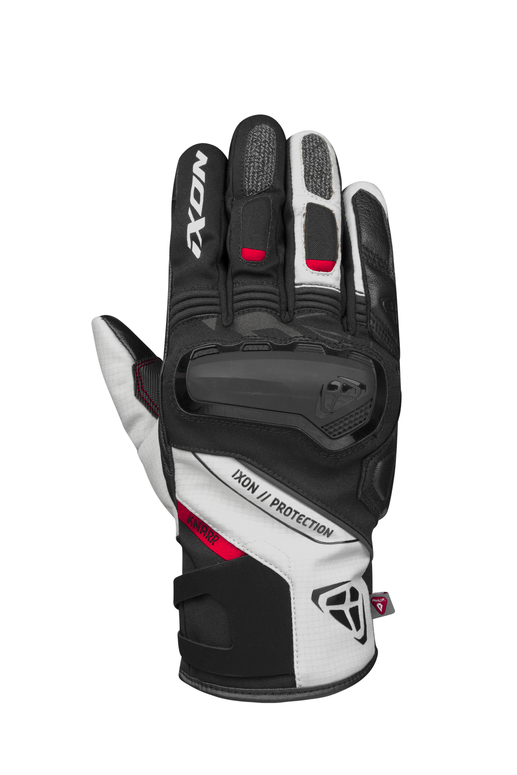LUVAS IXON PRO KNARR PRETO/CINZA/VERMELHO 300 11 1 083-1047 -L