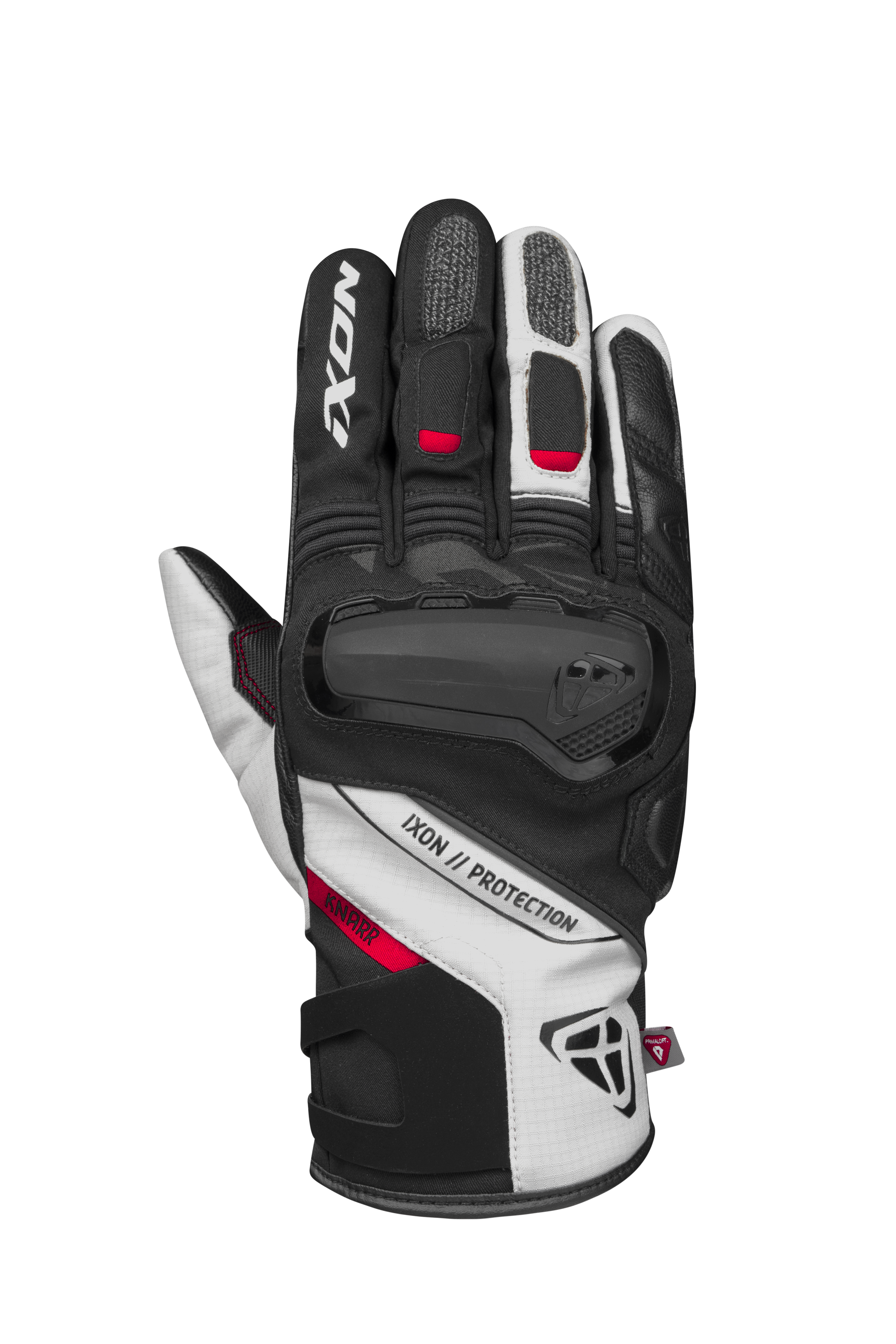 LUVAS IXON PRO KNARR PRETO/CINZA/VERMELHO 300 11 1 083-1047 -L
