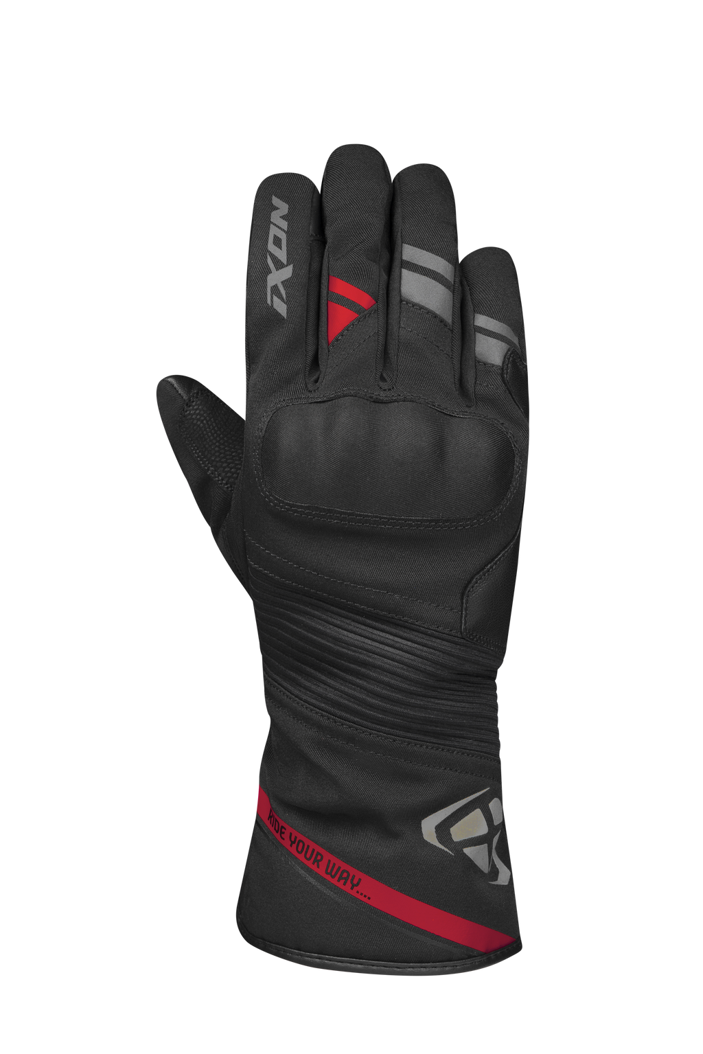 LUVAS IXON PRO MIDGARD PRETO/VERMELHO 300 11 1 085-1058 - XL