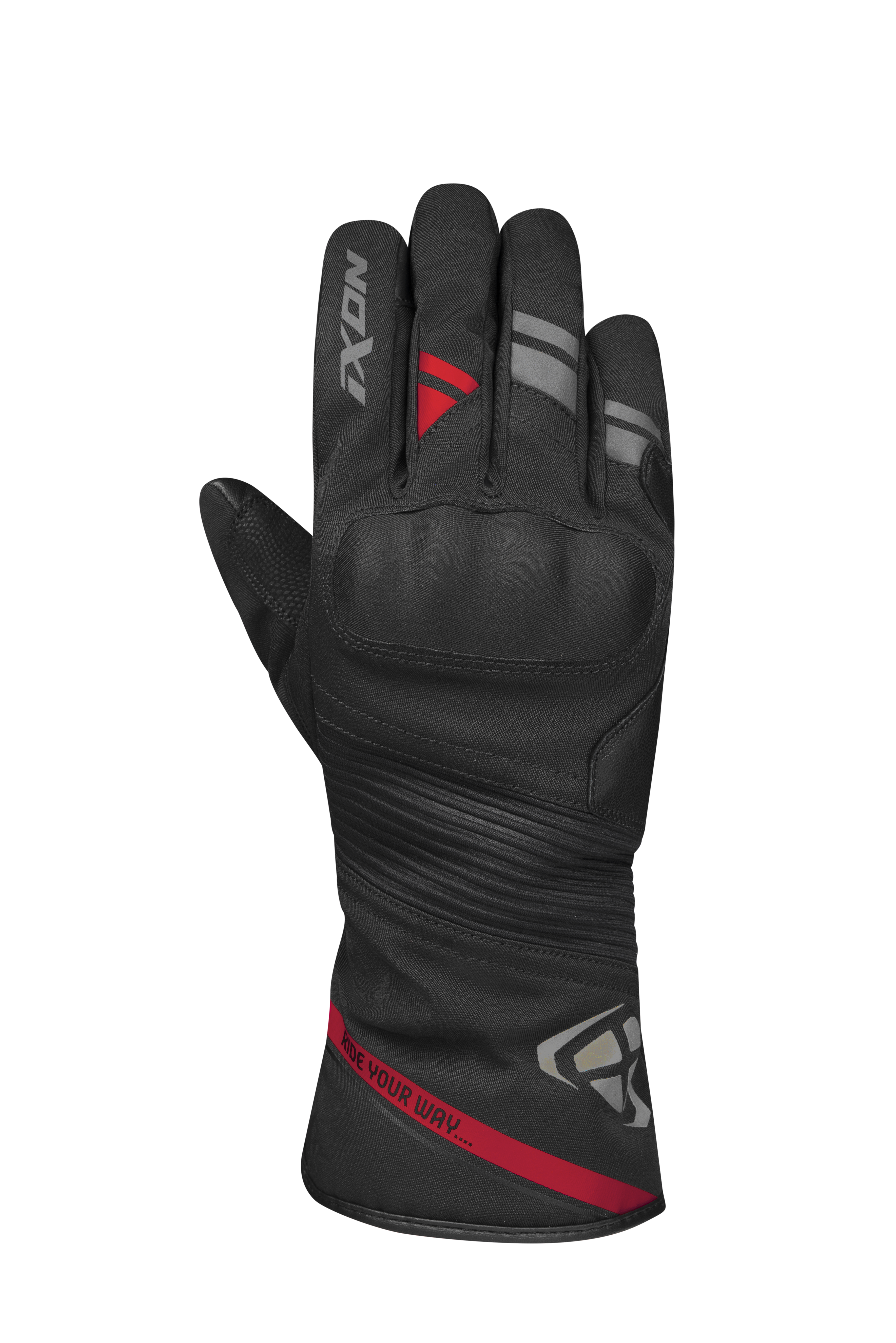 LUVAS IXON PRO MIDGARD PRETO/VERMELHO 300 11 1 085-1058 - XL