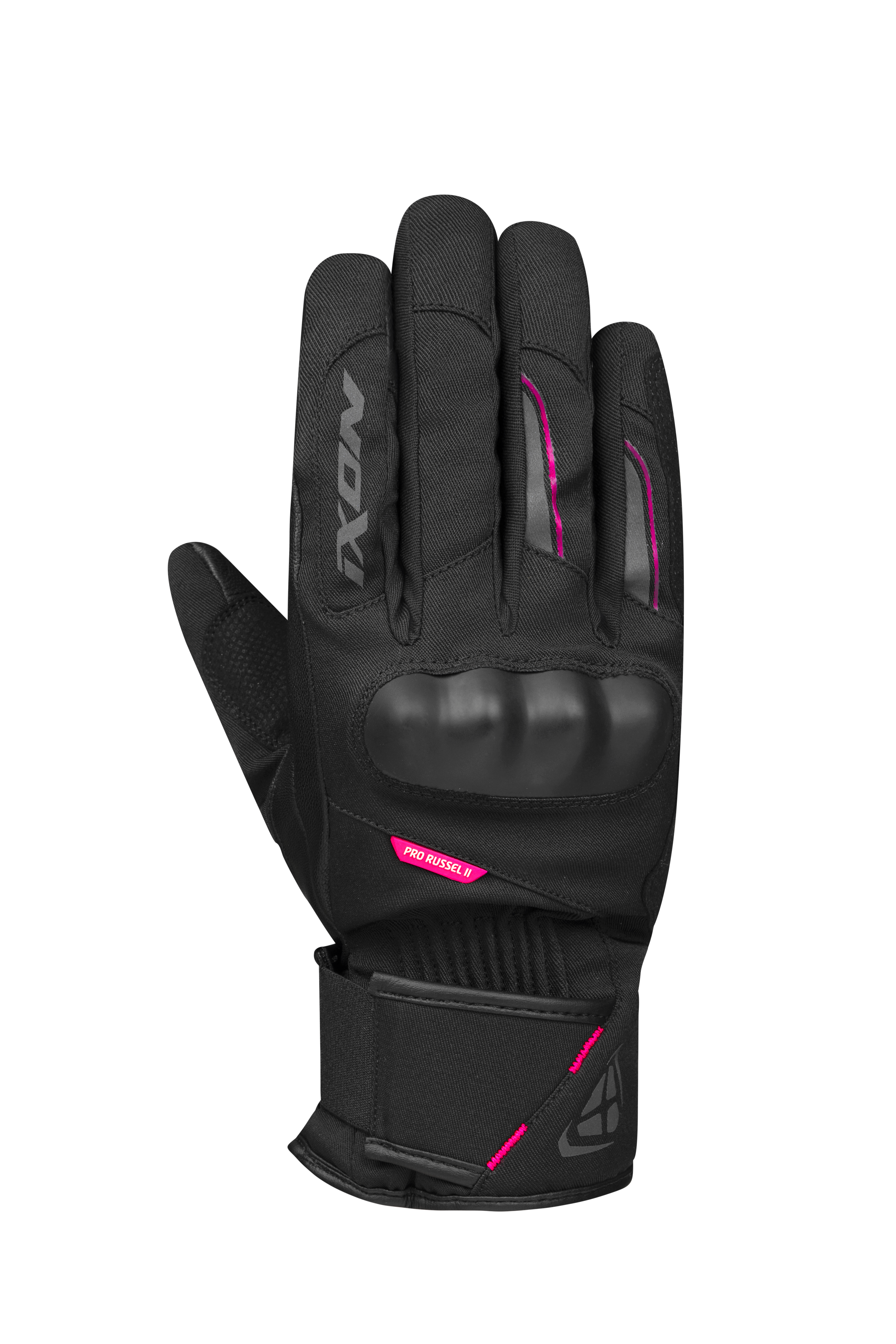 LUVAS IXON LADY PRO RUSSEL 2 PRETO/FUCHSIA 300 11 2 031-1073 - S