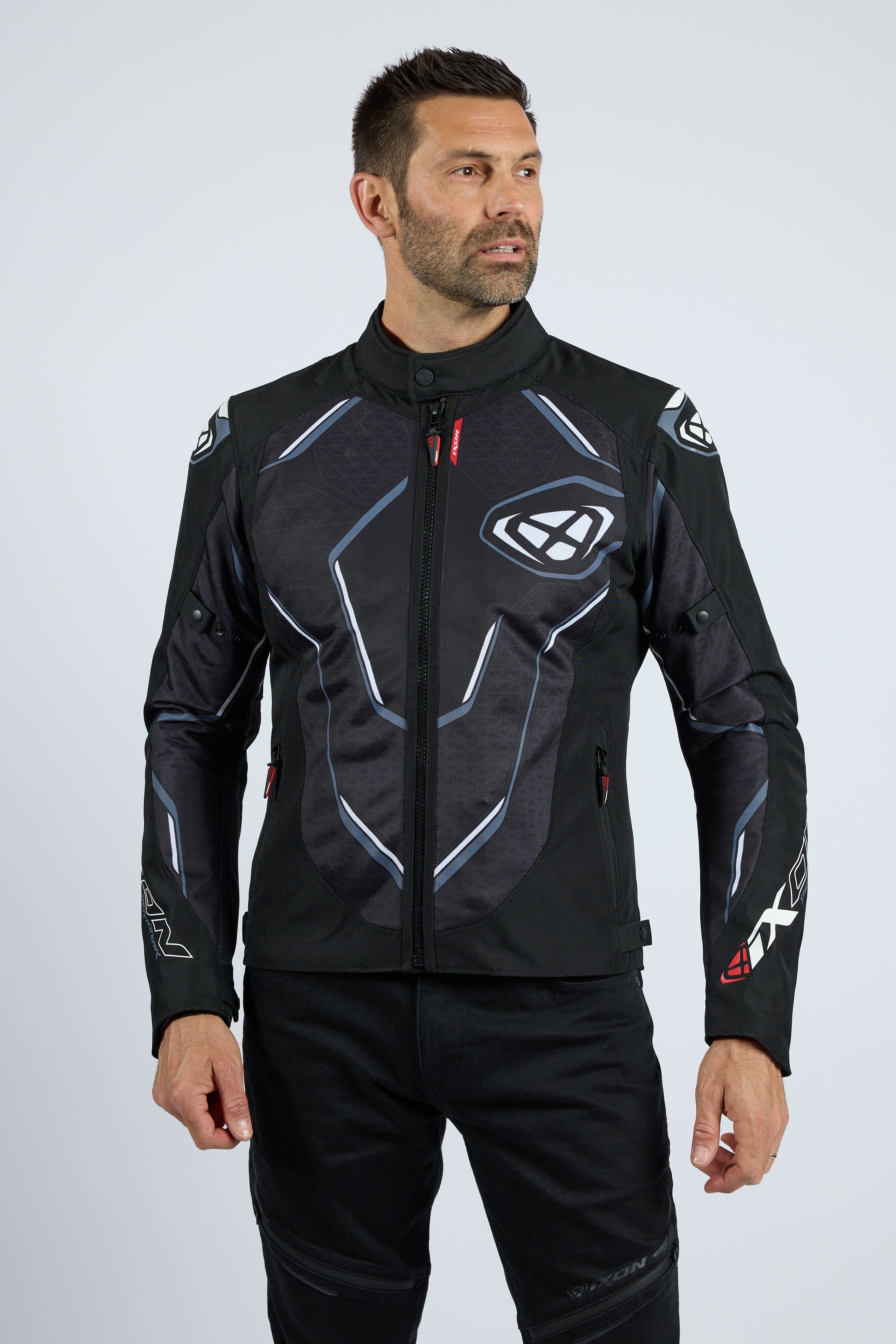 BLUSAO IXON DEMONIAK PRETO/BRANCO 100 10 1 180-1015-XL