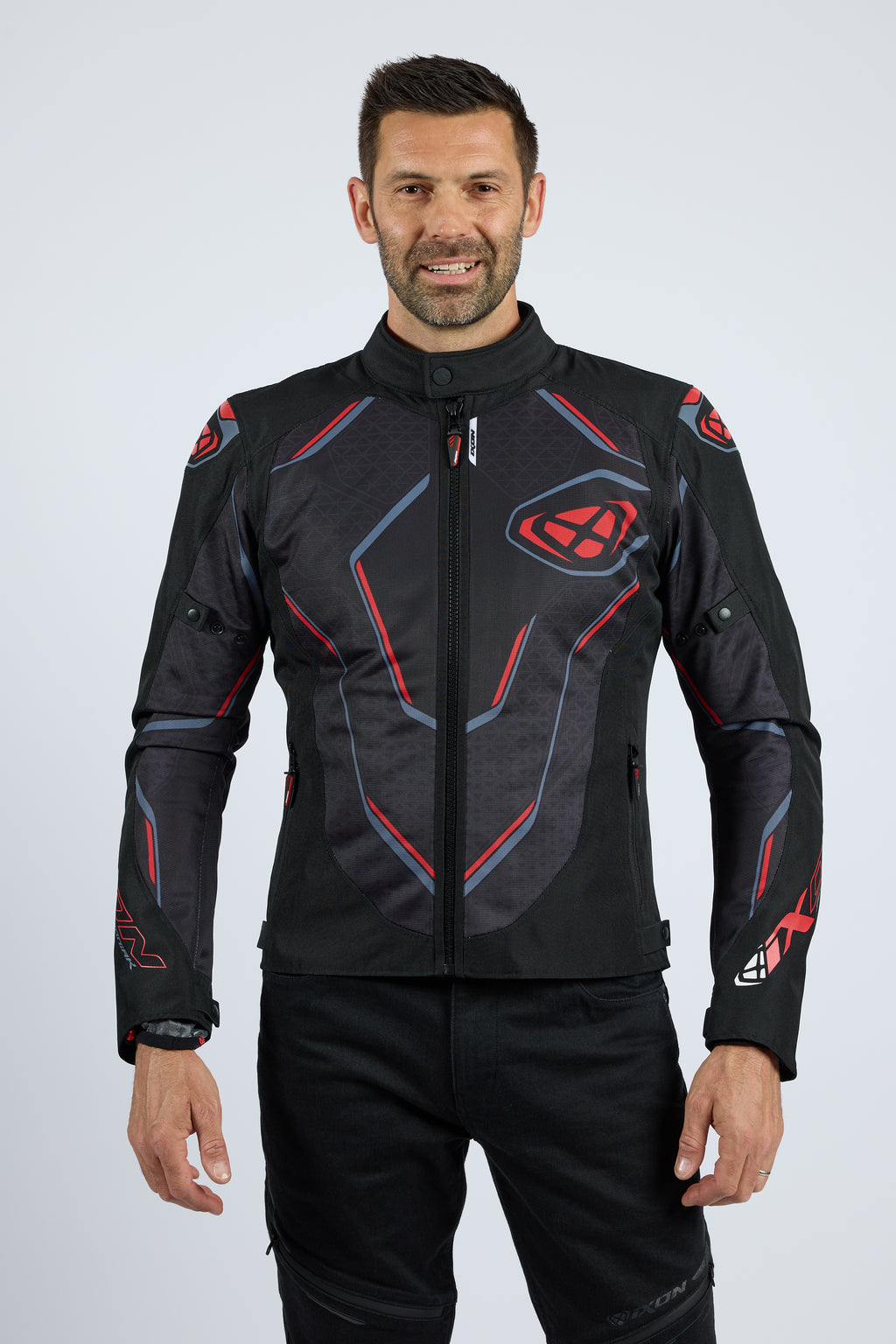 BLUSAO IXON DEMONIAK PRETO/VERMELHO 100 10 1 180-1058-M