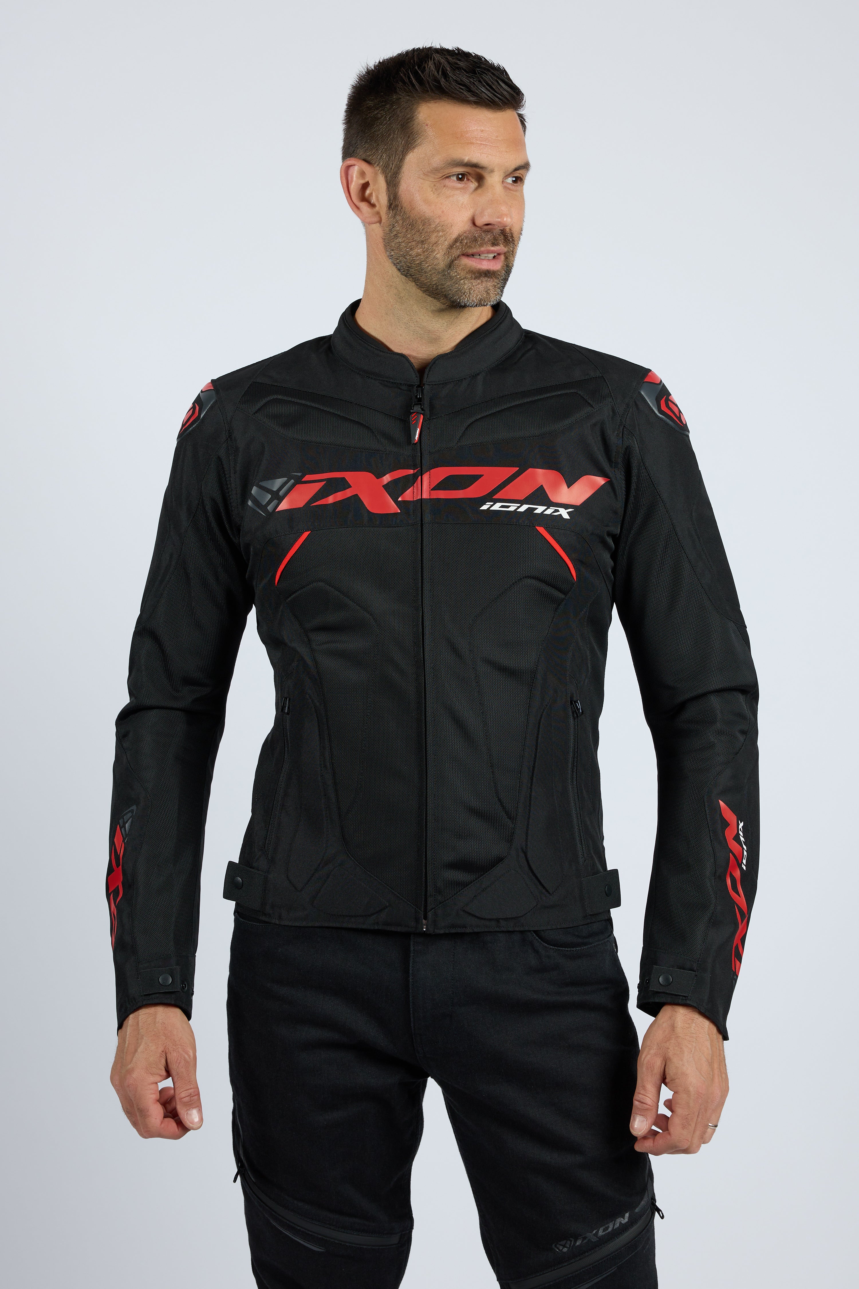 BLUSAO IXON IONIX PRETO/VERMELHO 100 10 1 182-1058 - M