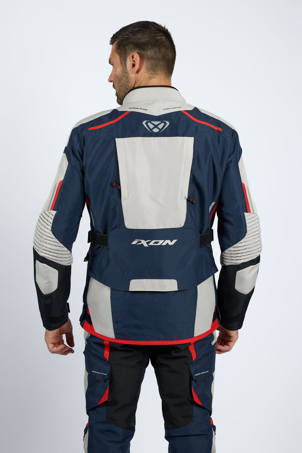 BLUSAO IXON MIDGARD GREGE/NAVY/PRETO 105 10 1 098-6024 - S