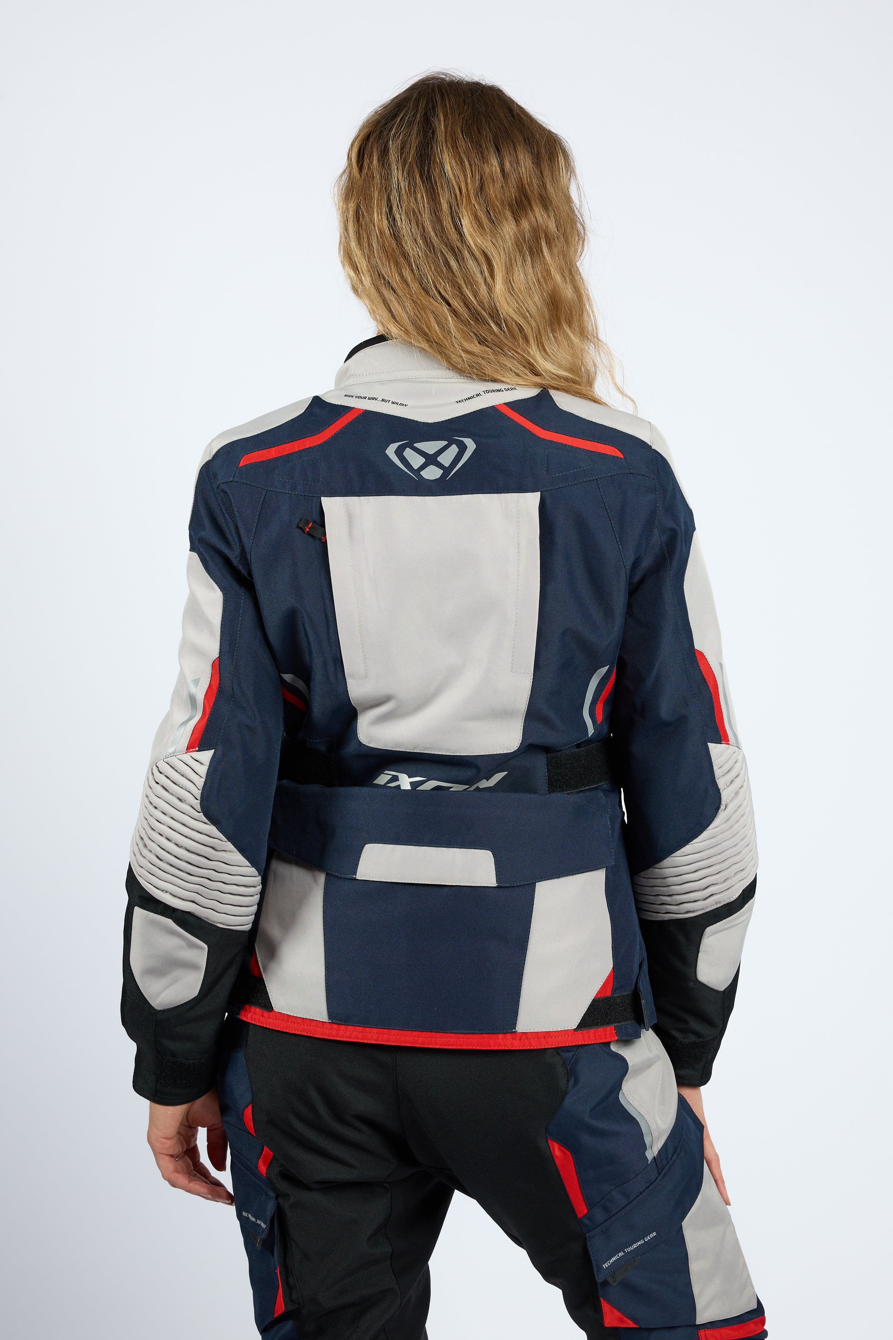 BLUSAO IXON LADY MIDGARD GREGE/NAVY/PRETO 105 10 2 047-6024 - M