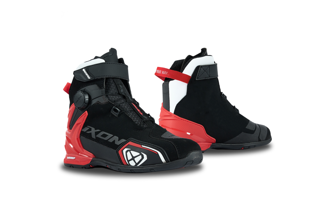 BOTAS IXON BULL 2 WP PRETO/BRANCO/VERMELHO 508 10 1 007-1027 - 41