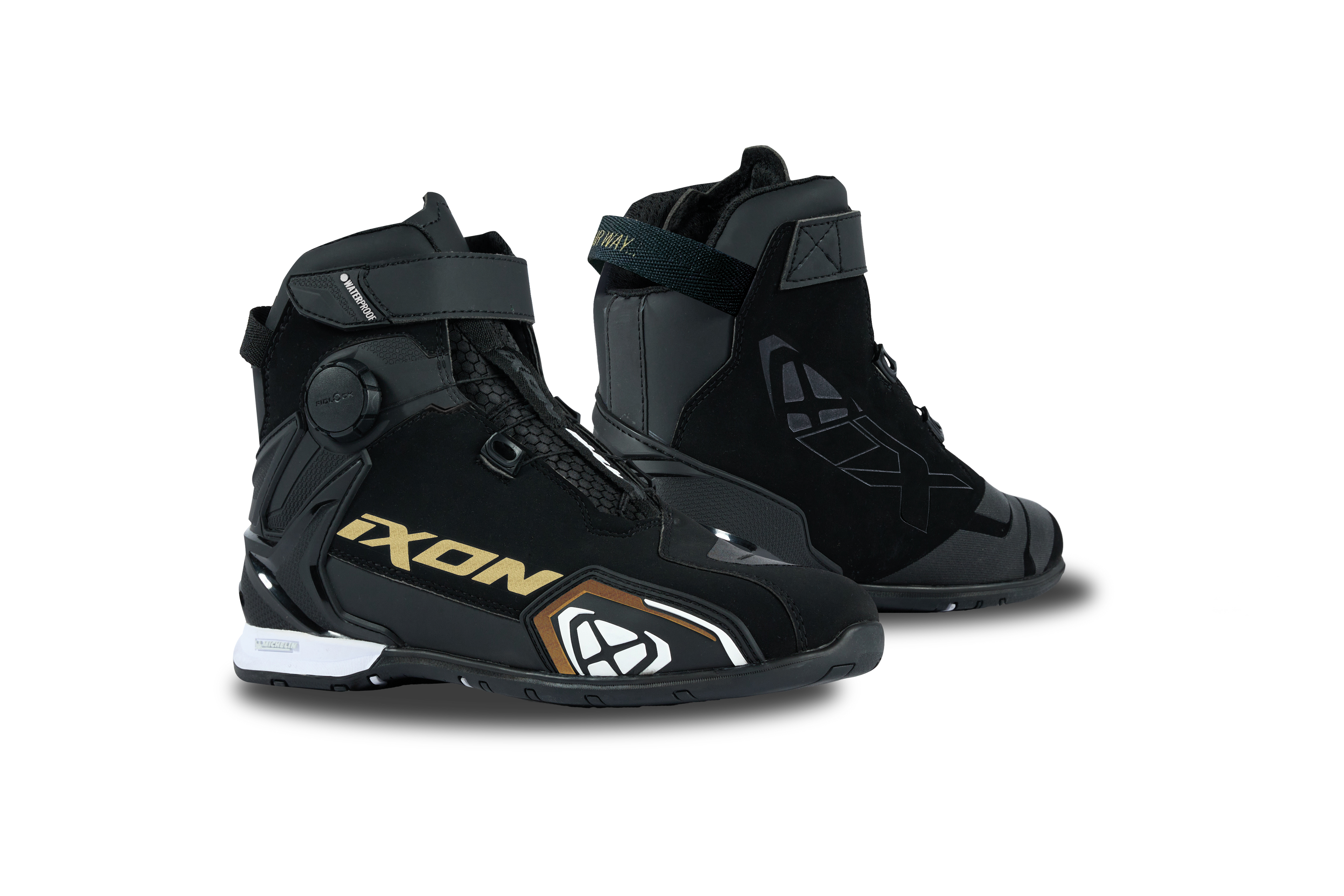 BOTAS IXON LADY BULL 2 WP PRETO/BRANCO/DOURADO 508 10 2 005-1106-39