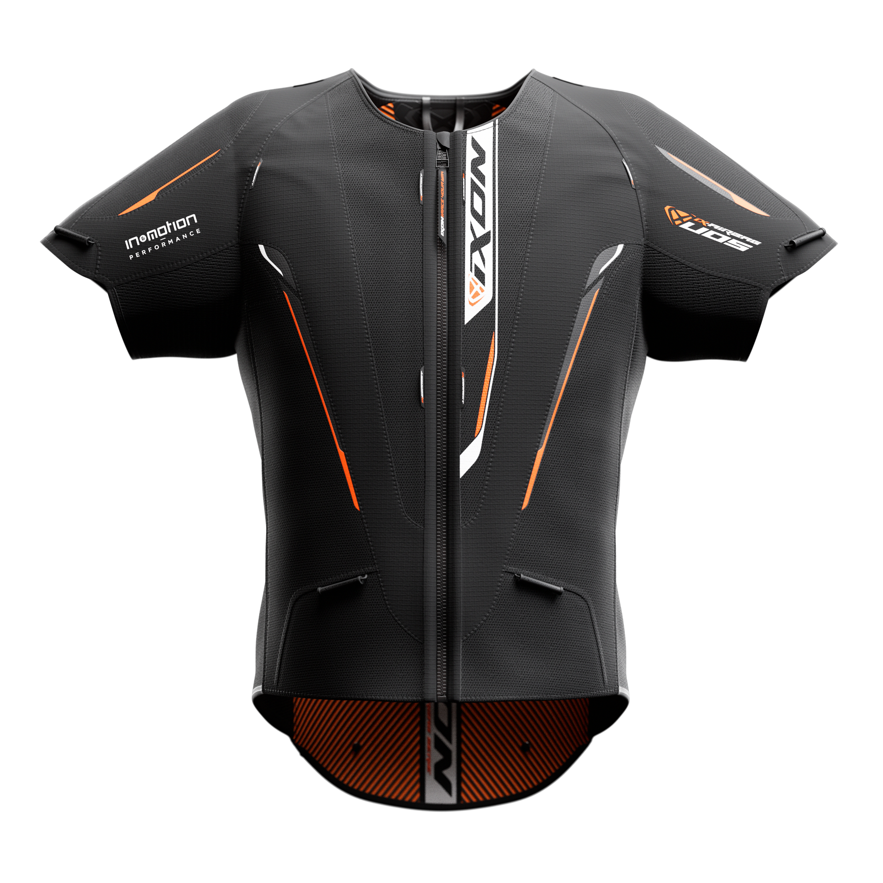 COLETE IXON IX-AIRBAG U05 PRETO/LARANJA 100 12 1 003-1055 - L