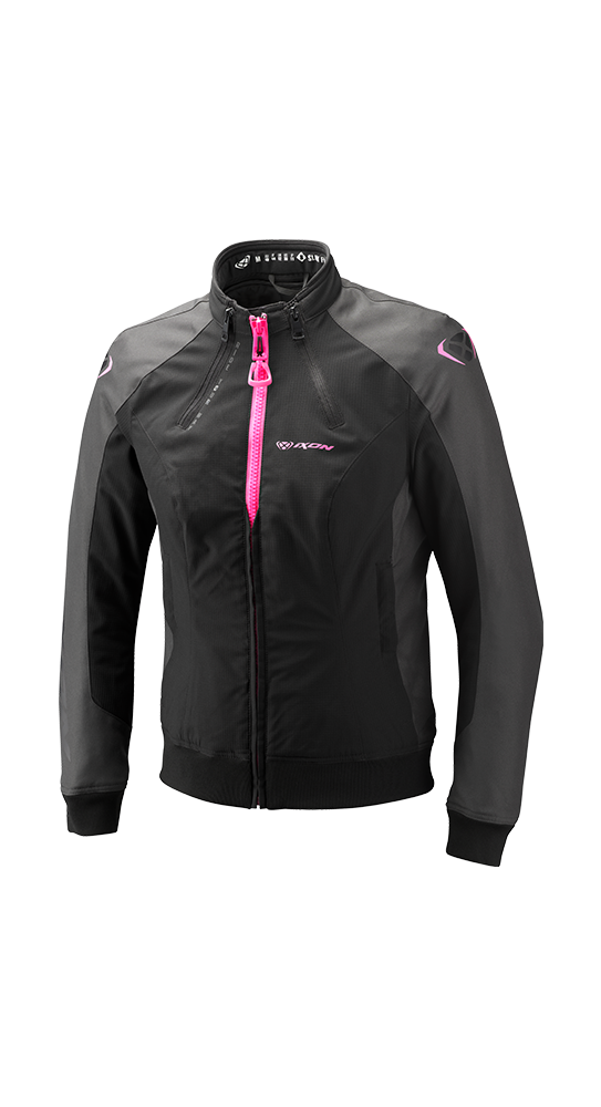 BLUSAO IXON LADY SIWA PRETO/ANTRACITE/ROSA 100 10 2 082-1151 - S